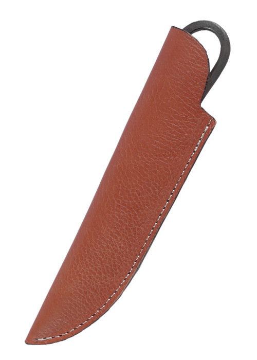 Imagen única de: Cuchillo Forjado De Acero 440 Con Funda De Cuero, 19 Cm.