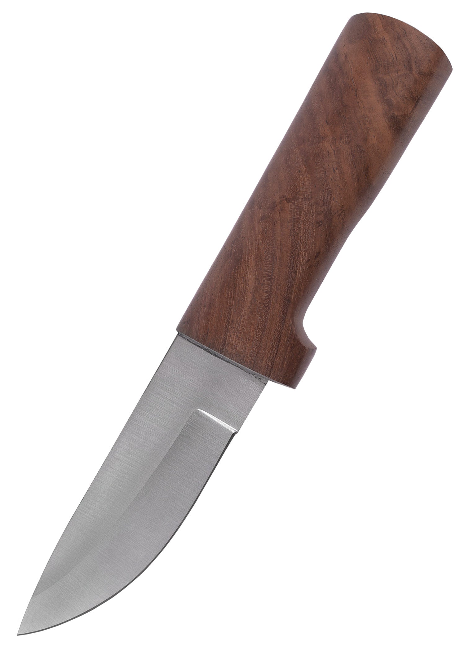 Imagen única de: Cuchillo De Viaje Con Mango De Madera, Incluida Funda De Cuero.