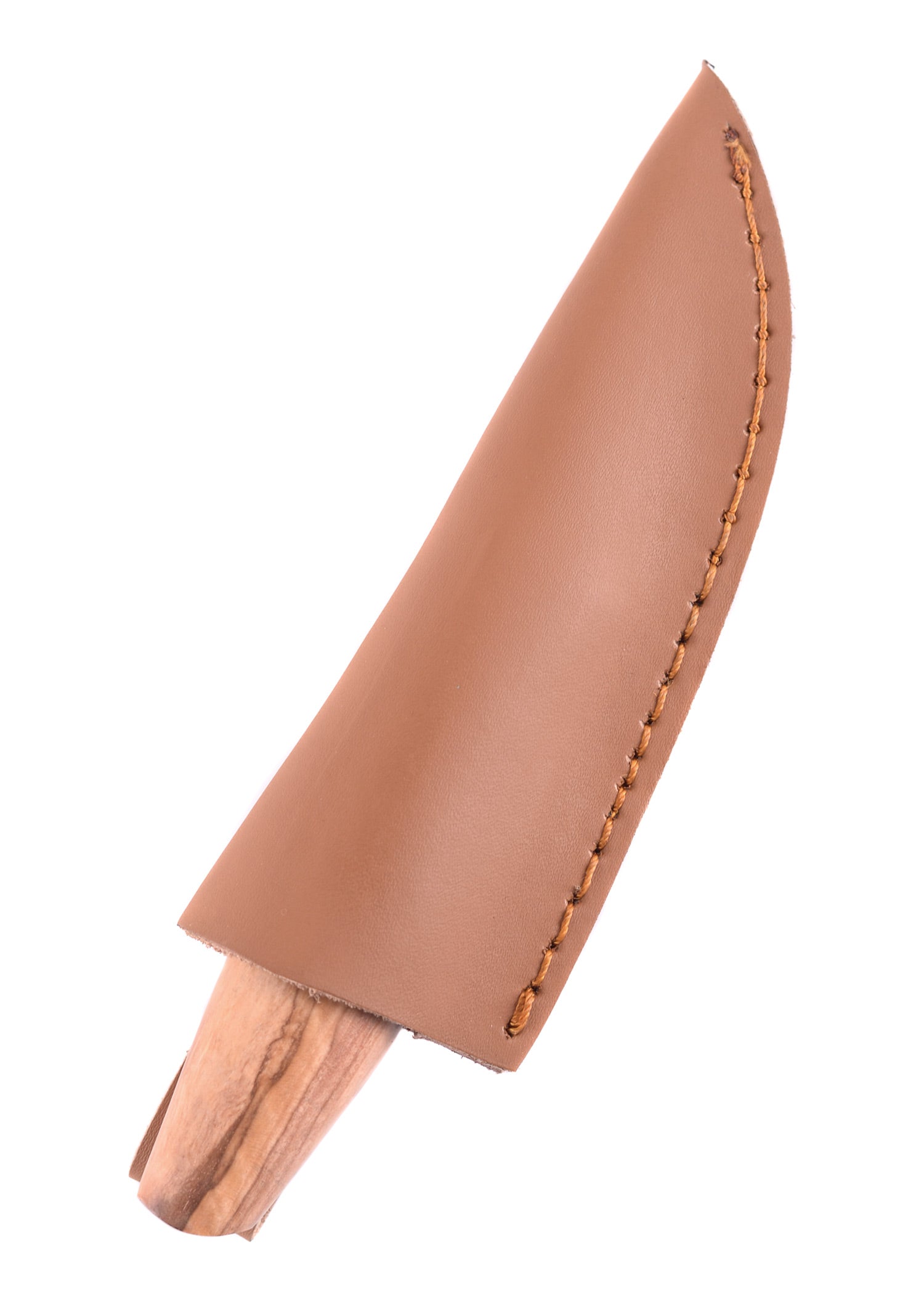 Imagen única de: Cuchillo De Trinchar Nórdico Fabricado En Acero Inoxidable 440 Con Funda De Cuero.