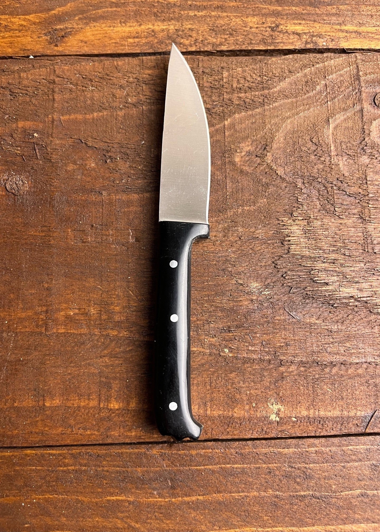 Imagen única de: Cuchillo De Mesa Medieval Con Mandril Para Comer, Inoxidable, Con Ligeros Defectos