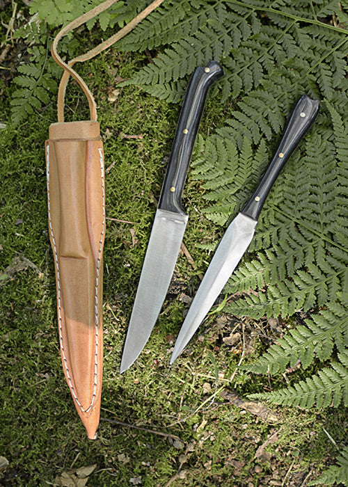Imagen única de: Cuchillo De Mesa Medieval Con Espina Para Comer, Inoxidable.