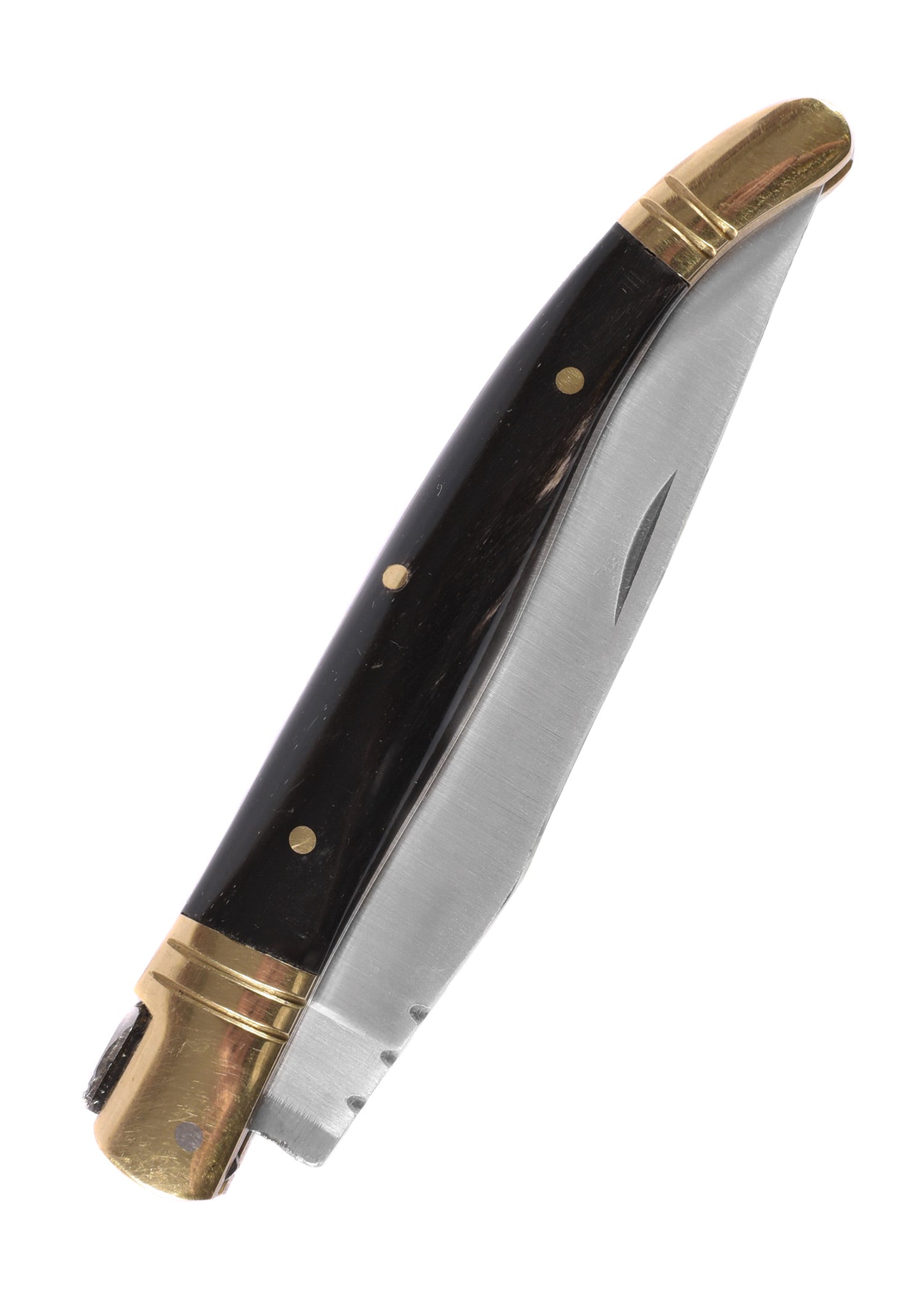 Imagen única de: Navaja Plegable Fabricada En Acero 440 Con Funda De Piel.