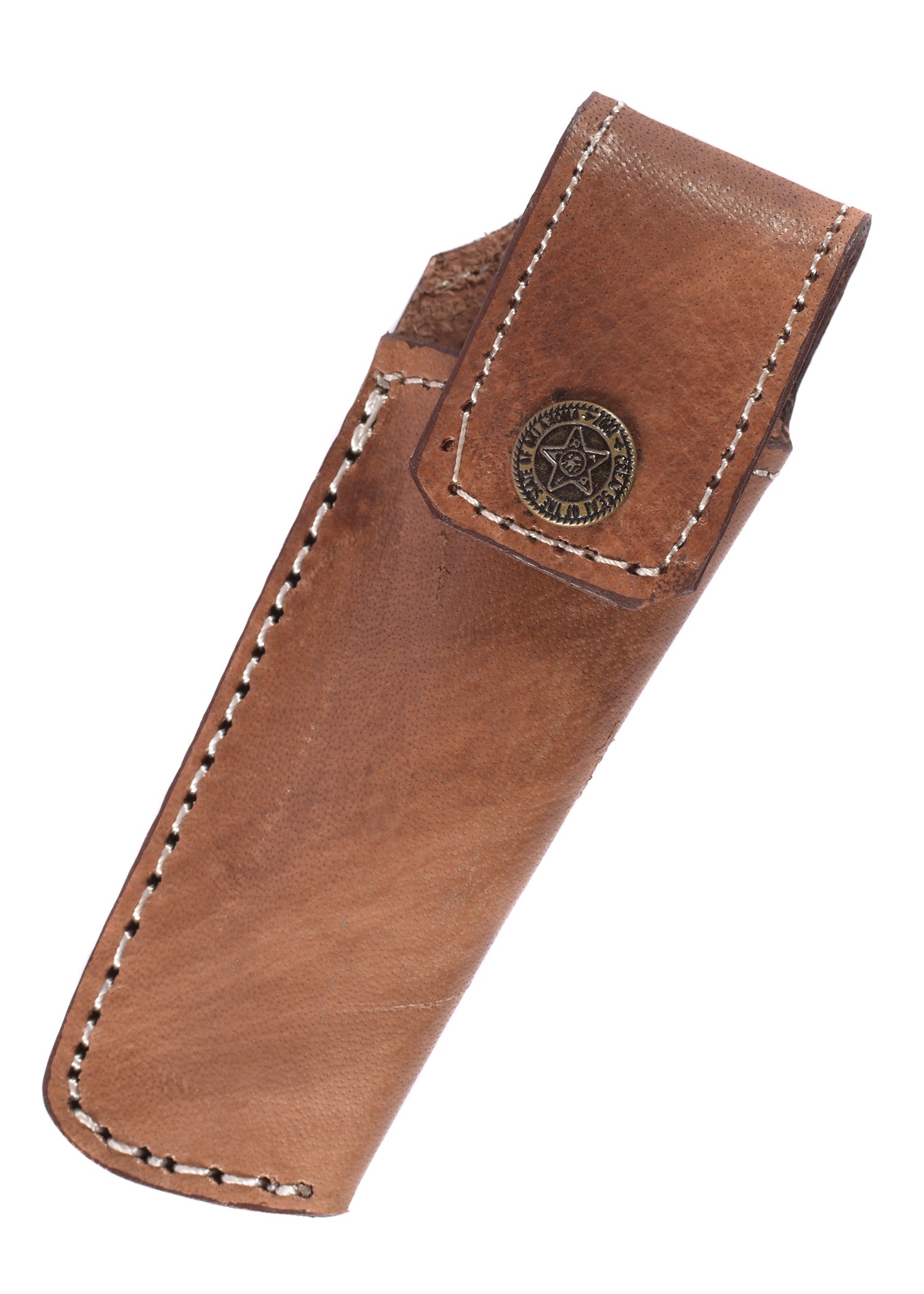 Imagen única de: Navaja Plegable Fabricada En Acero 440 Con Funda De Piel.