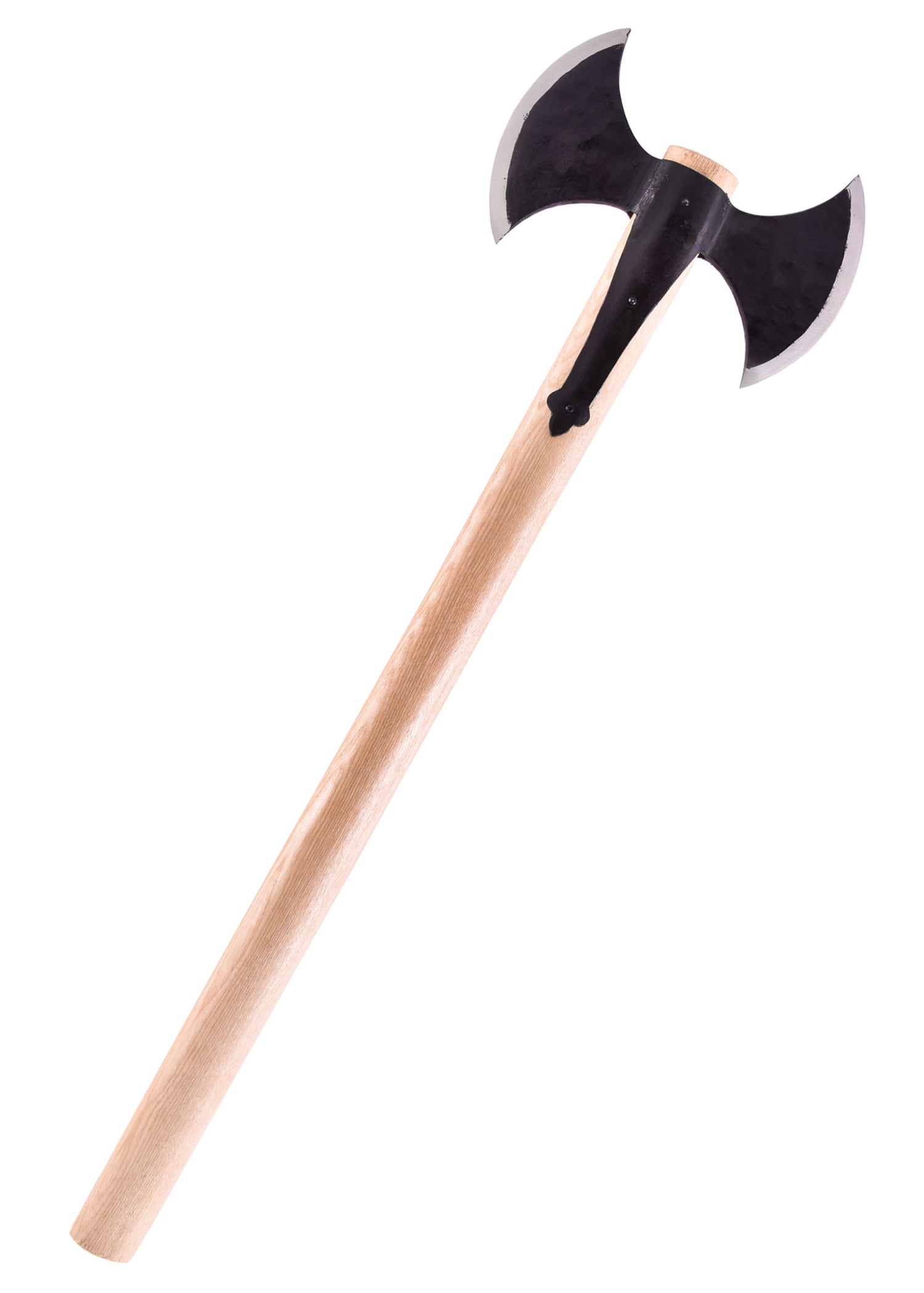 Imagen única de: Hacha Doble Medieval, Forjada A Mano.