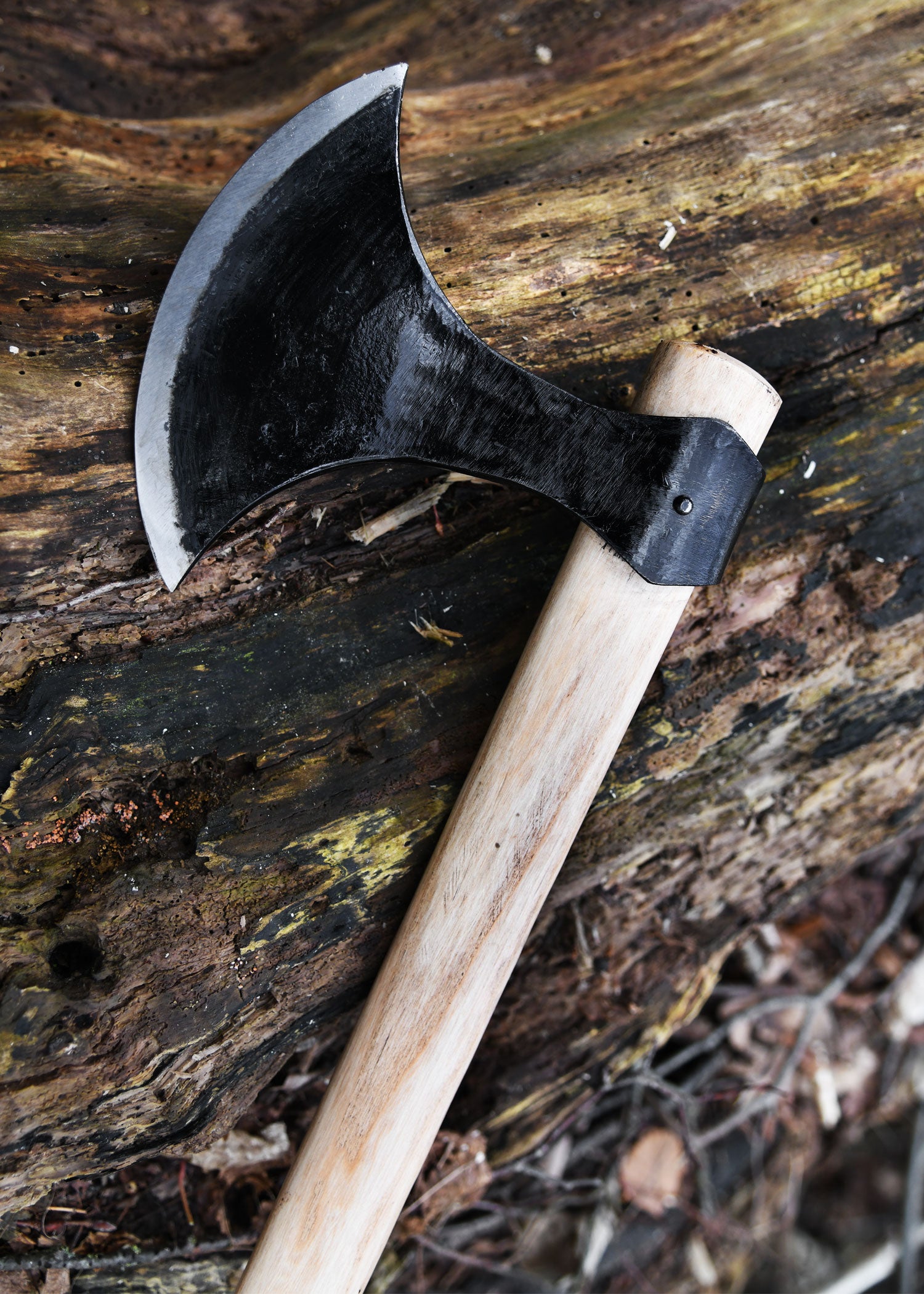 Imagen única de: Hacha Danesa, Forjada A Mano.