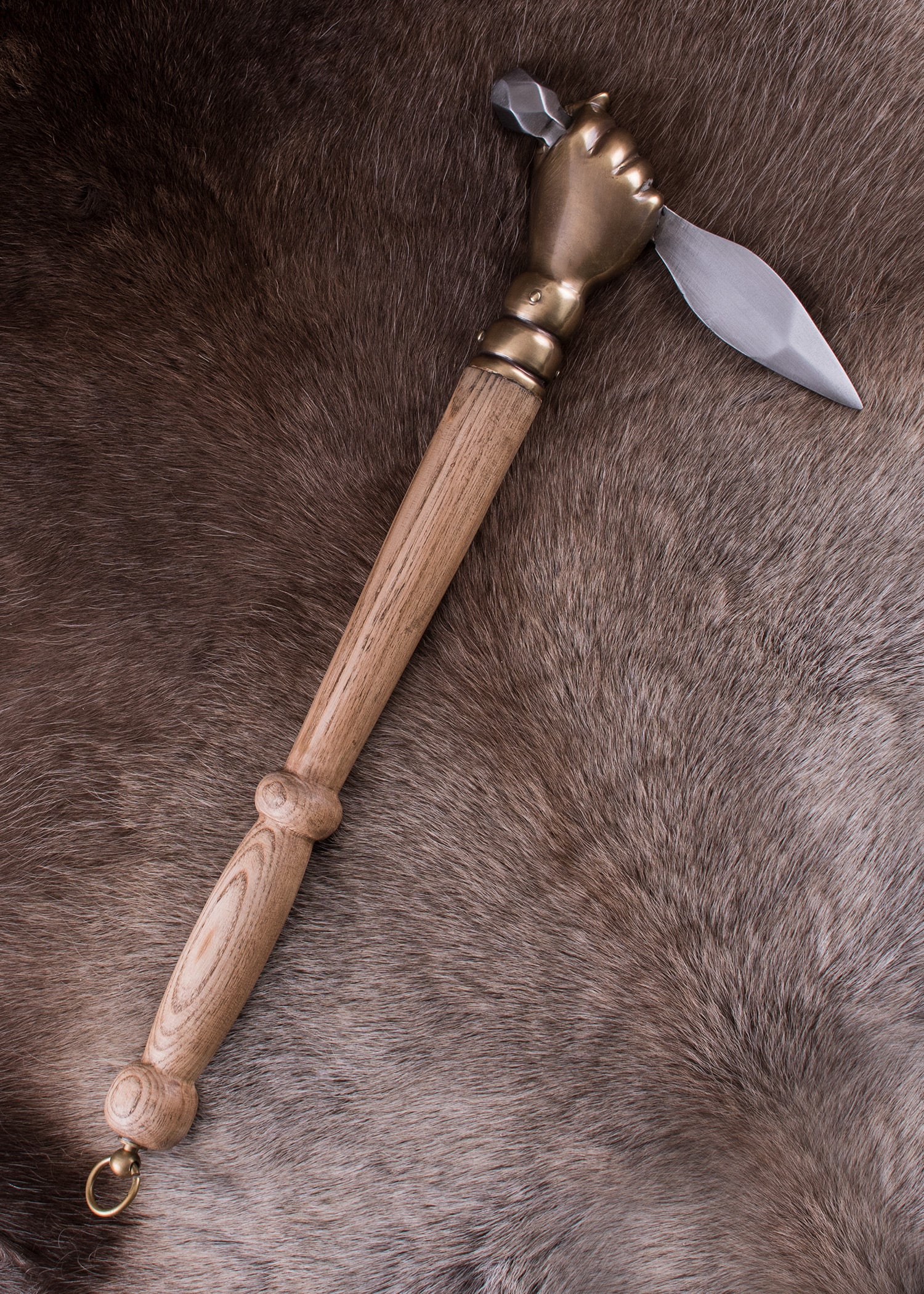 Imagen única de: Martillo De Batalla Con Puño De Daga, Alemán, Siglo Xvi. 2