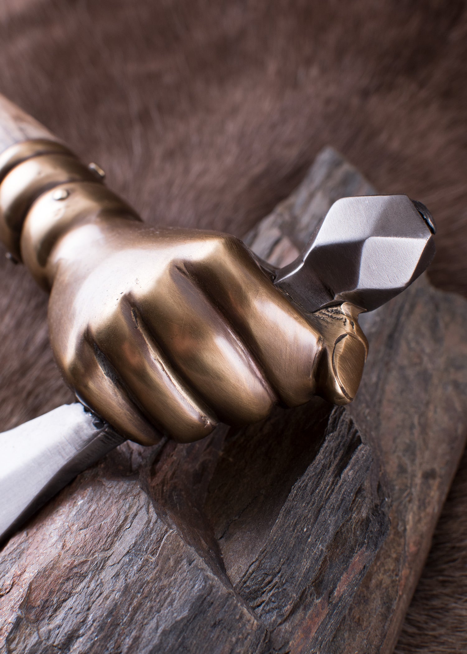 Imagen única de: Martillo De Batalla Con Puño De Daga, Alemán, Siglo Xvi. 5