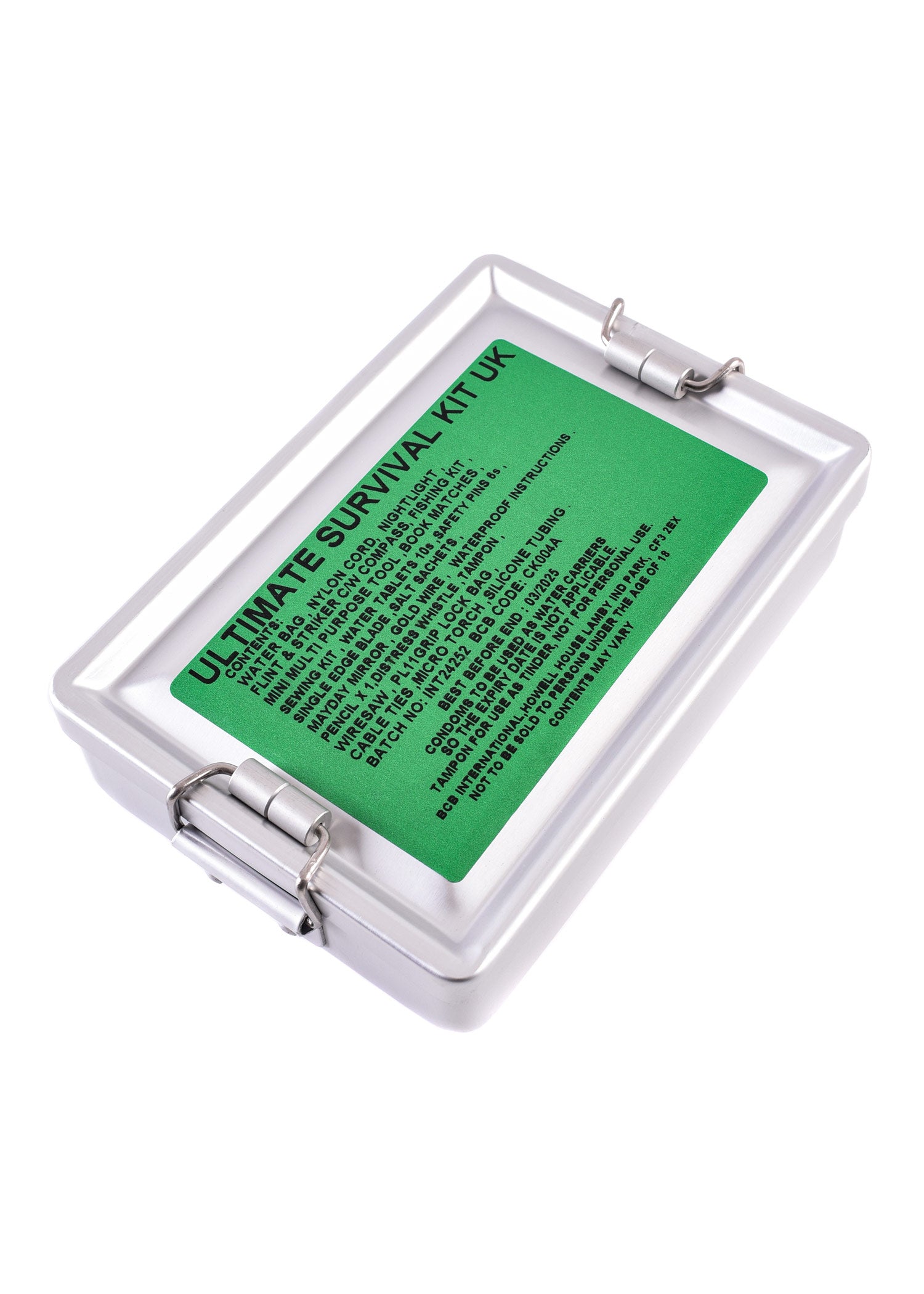 Imagen única de: Cuchillo Fijo Ontos Con Kit De Supervivencia, Negro, Extrema Ratio