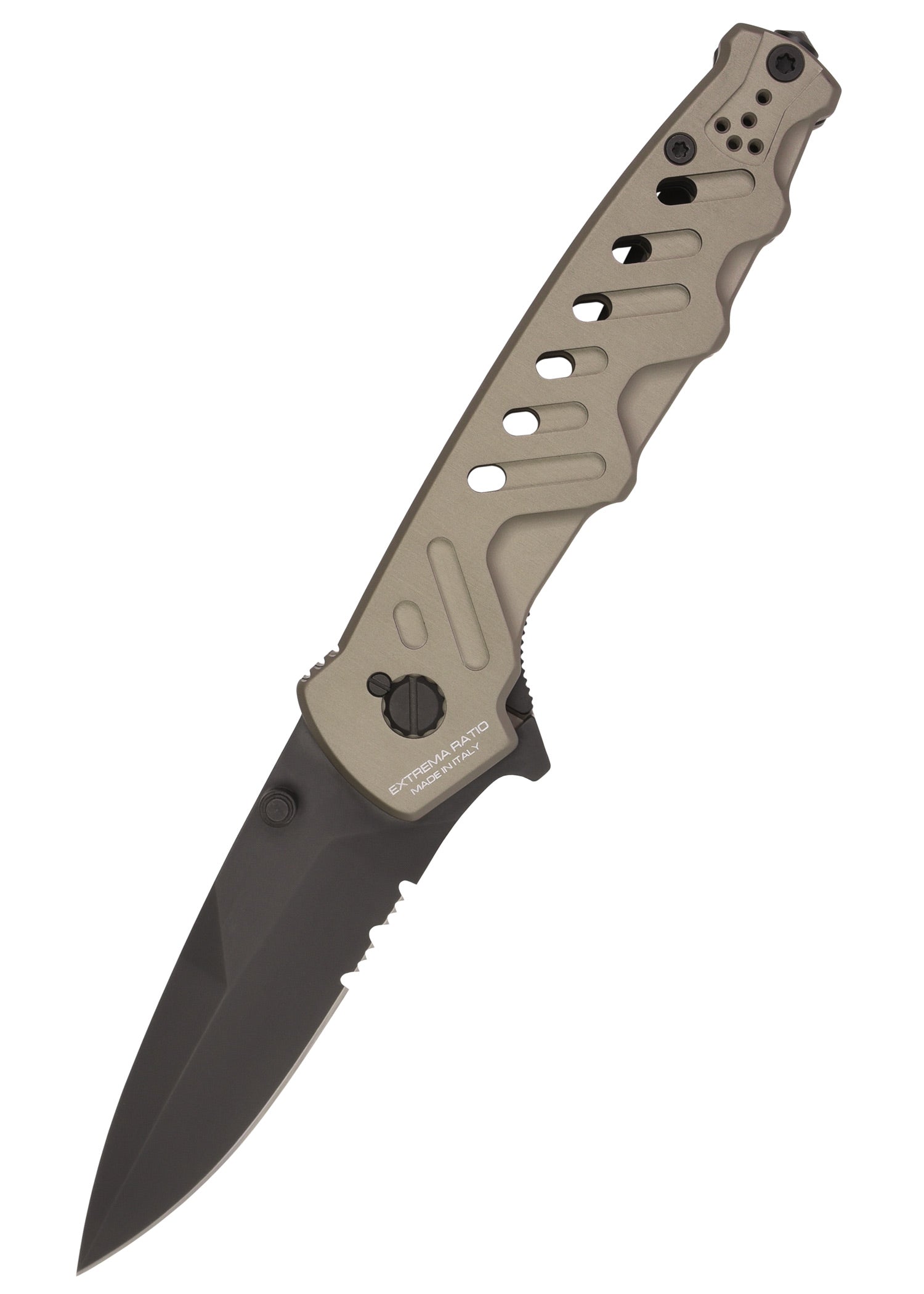 Imagen única de: Extrema Ratio Caimano Nero N.a. Barro Táctico, Navaja De Bolsillo