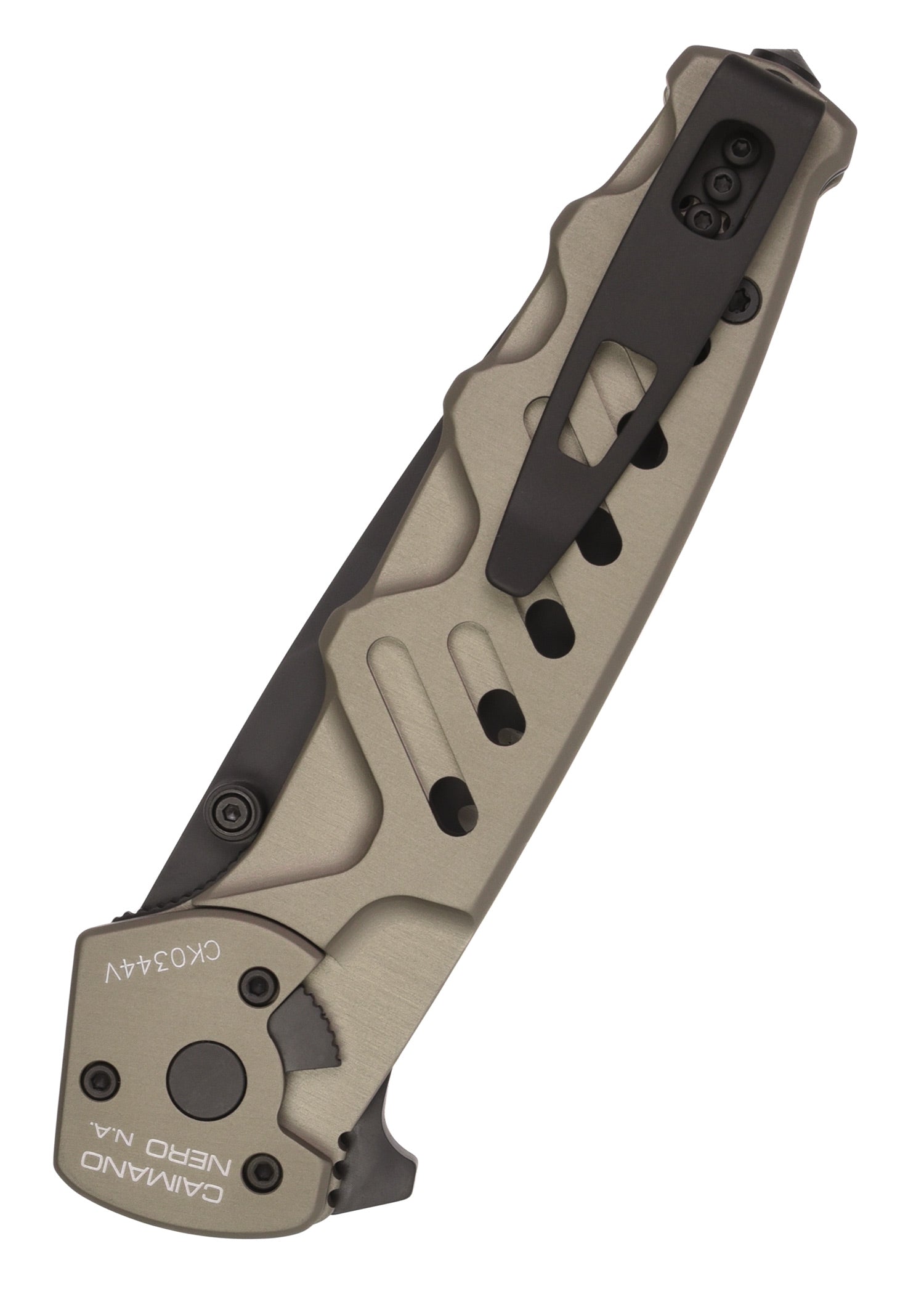 Imagen única de: Extrema Ratio Caimano Nero N.a. Barro Táctico, Navaja De Bolsillo