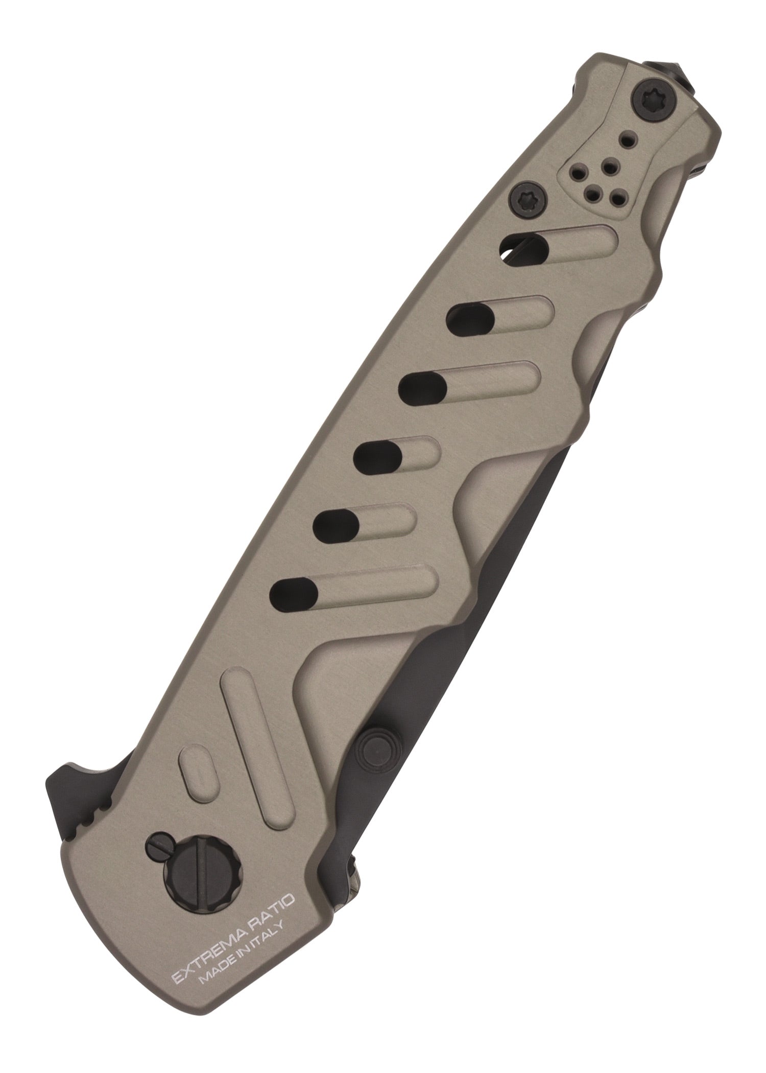 Imagen única de: Extrema Ratio Caimano Nero N.a. Barro Táctico, Navaja De Bolsillo