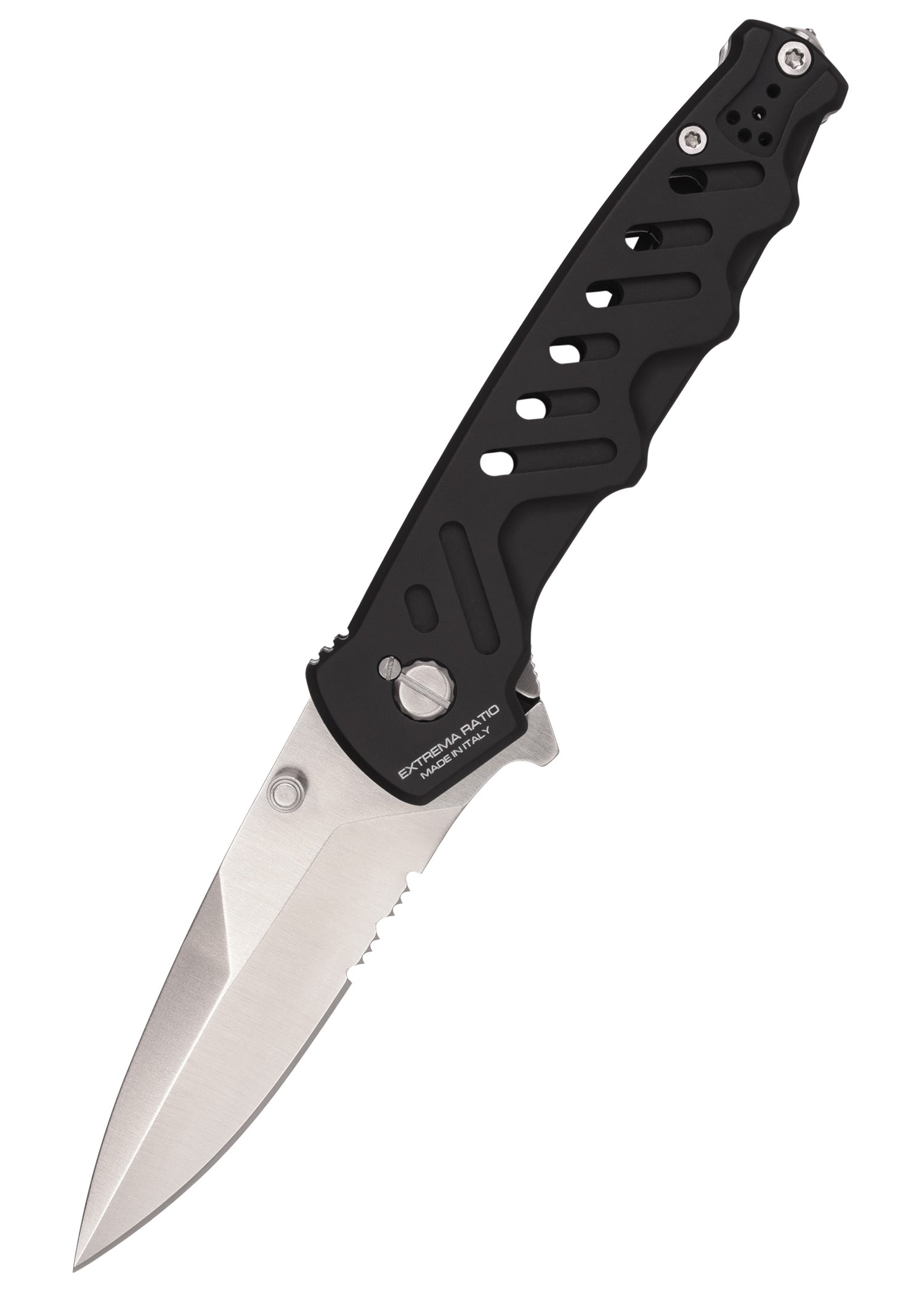 Imagen única de: Extrema Ratio Caimano Nero N.a. Satinado, Navaja De Bolsillo