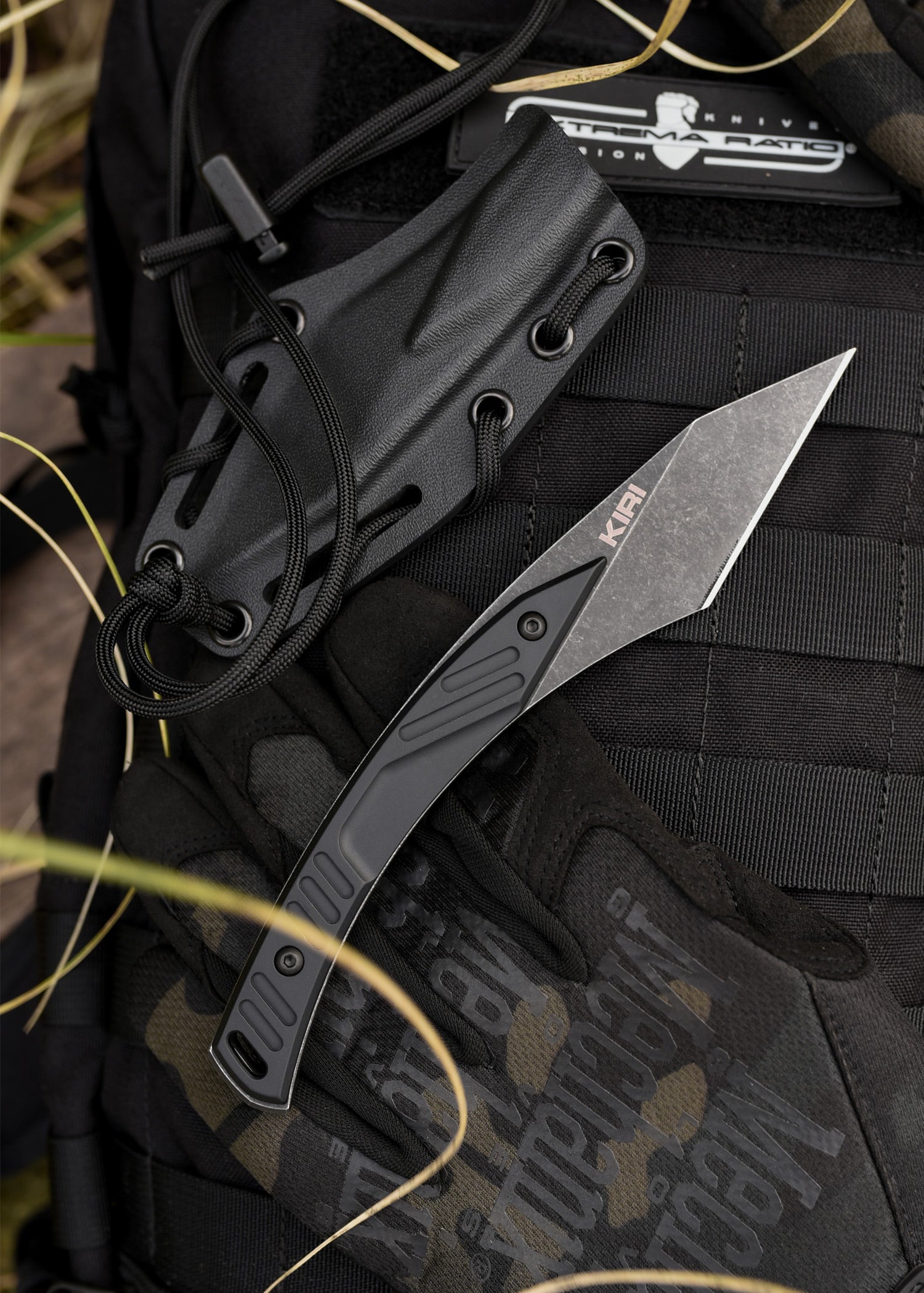 Imagen única de: Cuchillo Fijo Kiri Negro, Extrema Ratio