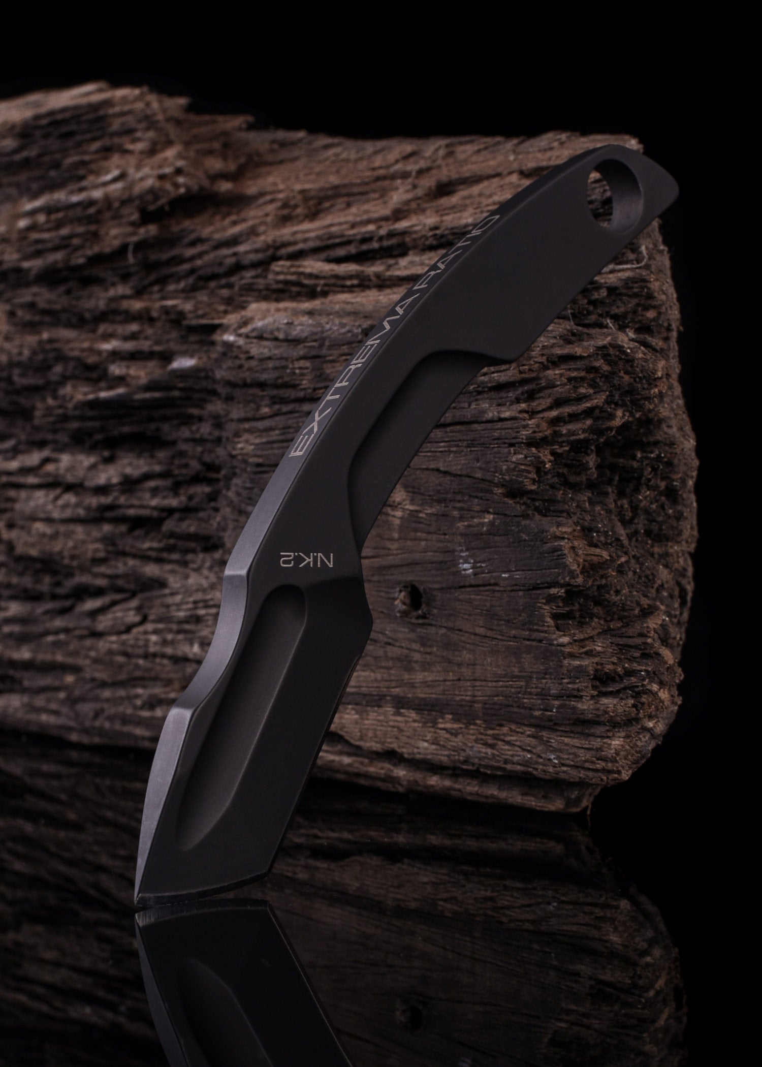 Imagen única de: Navaja Fija N.k.2 Negra, Extrema Ratio