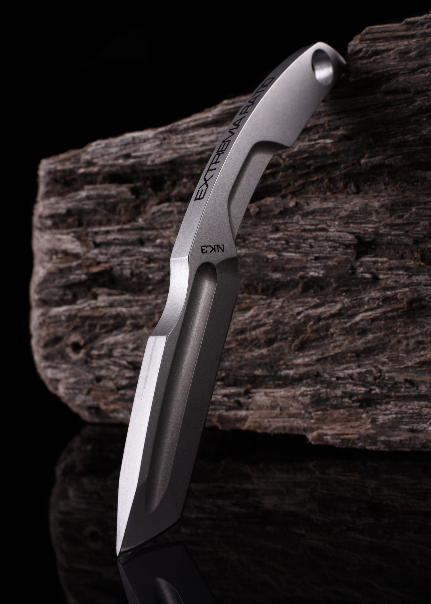 Imagen única de: Cuchillo Fijo N.k.3 Lavado A La Piedra, Extrema Ratio