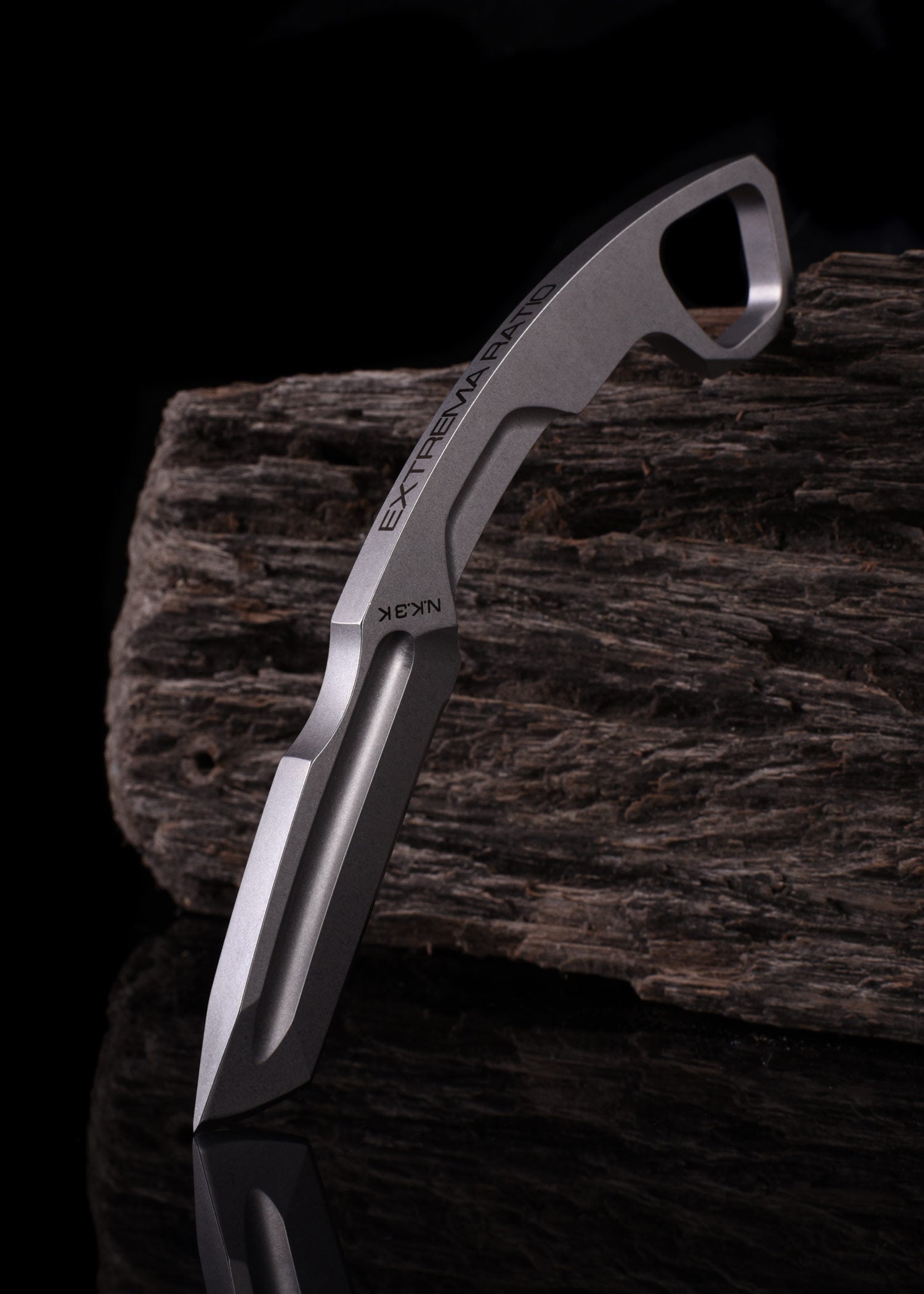 Imagen única de: Cuchillo Fijo N.k.3 K Lavado A La Piedra, Extrema Ratio