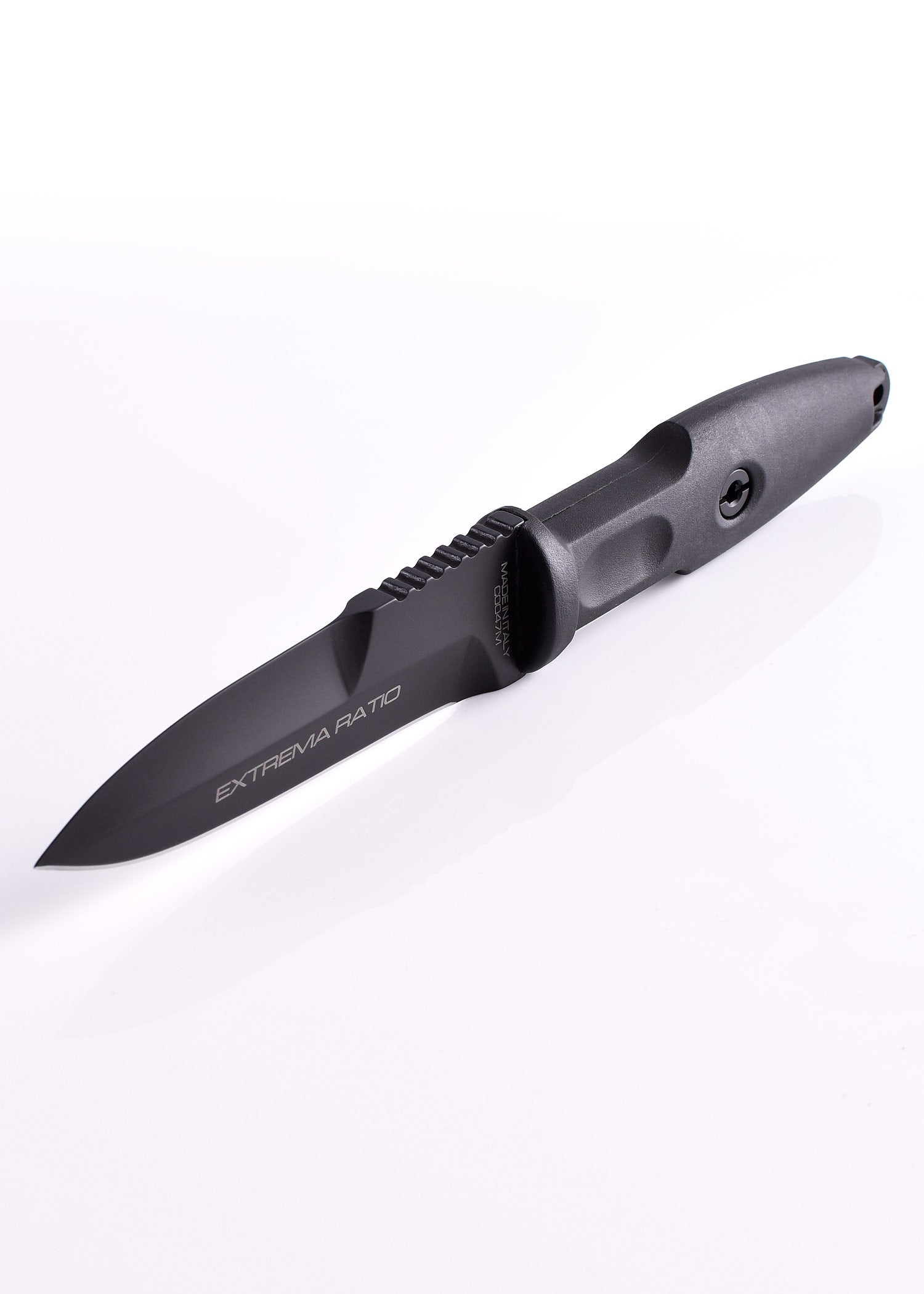 Imagen única de: Cuchillo Fijo Pugio Single Edge Negro, Extrema Ratio