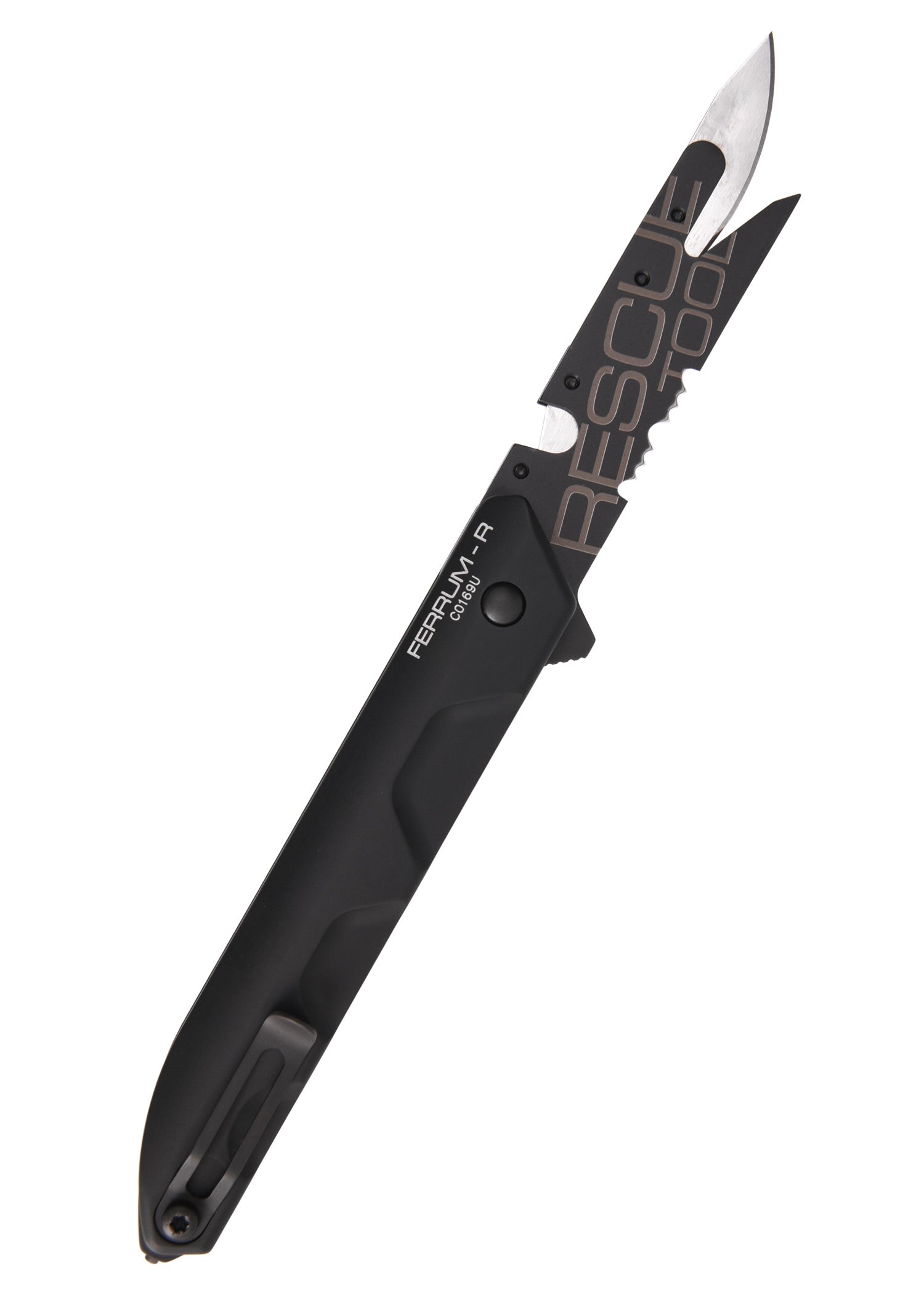 Imagen única de: Navaja Ferrum Rescue Negra, Extrema Ratio