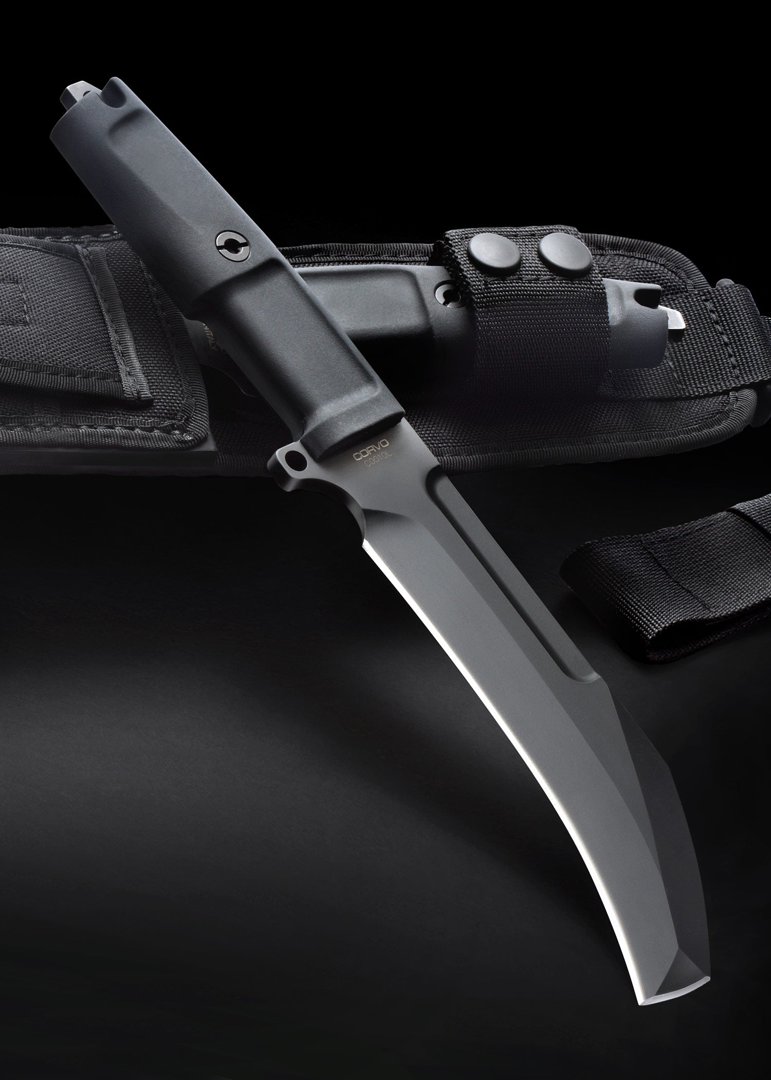 Imagen única de: Cuchillo Fijo Corvo Negro, Extrema Ratio