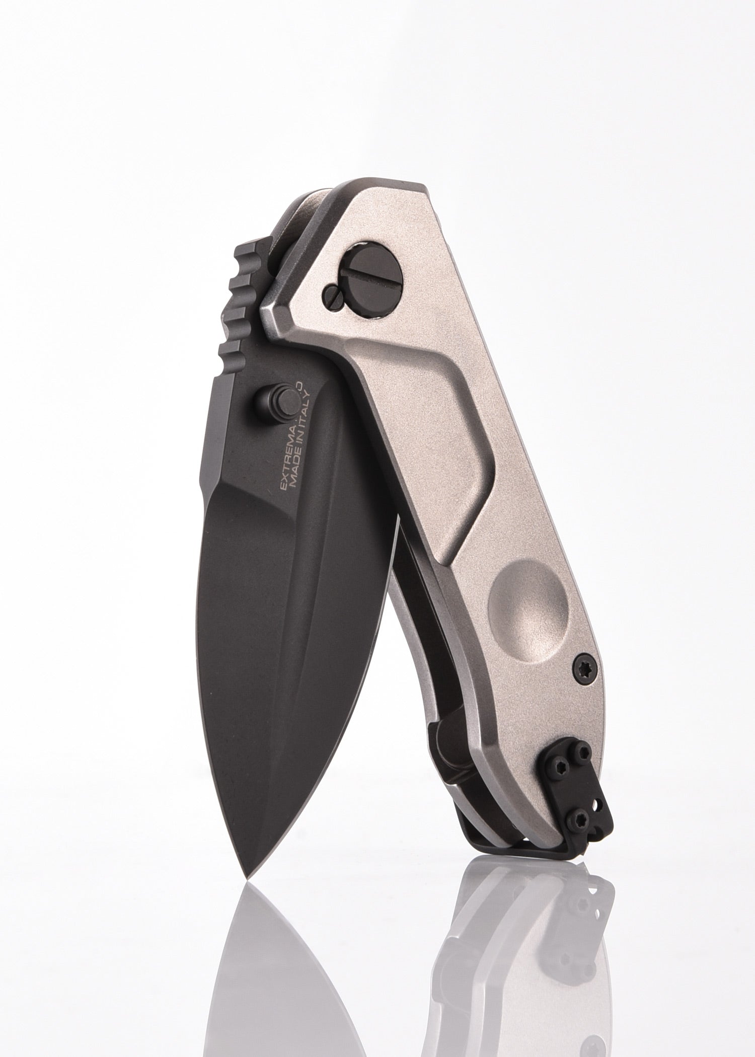 Imagen única de: Navaja Frame Rock Titanio, Negra, Extrema Ratio