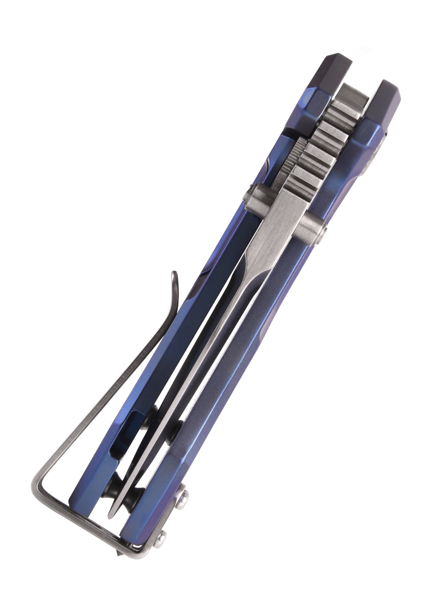 Imagen única de: Navaja Frame Rock Titanio, Azul, Acabado Satinado, Extrema Ratio