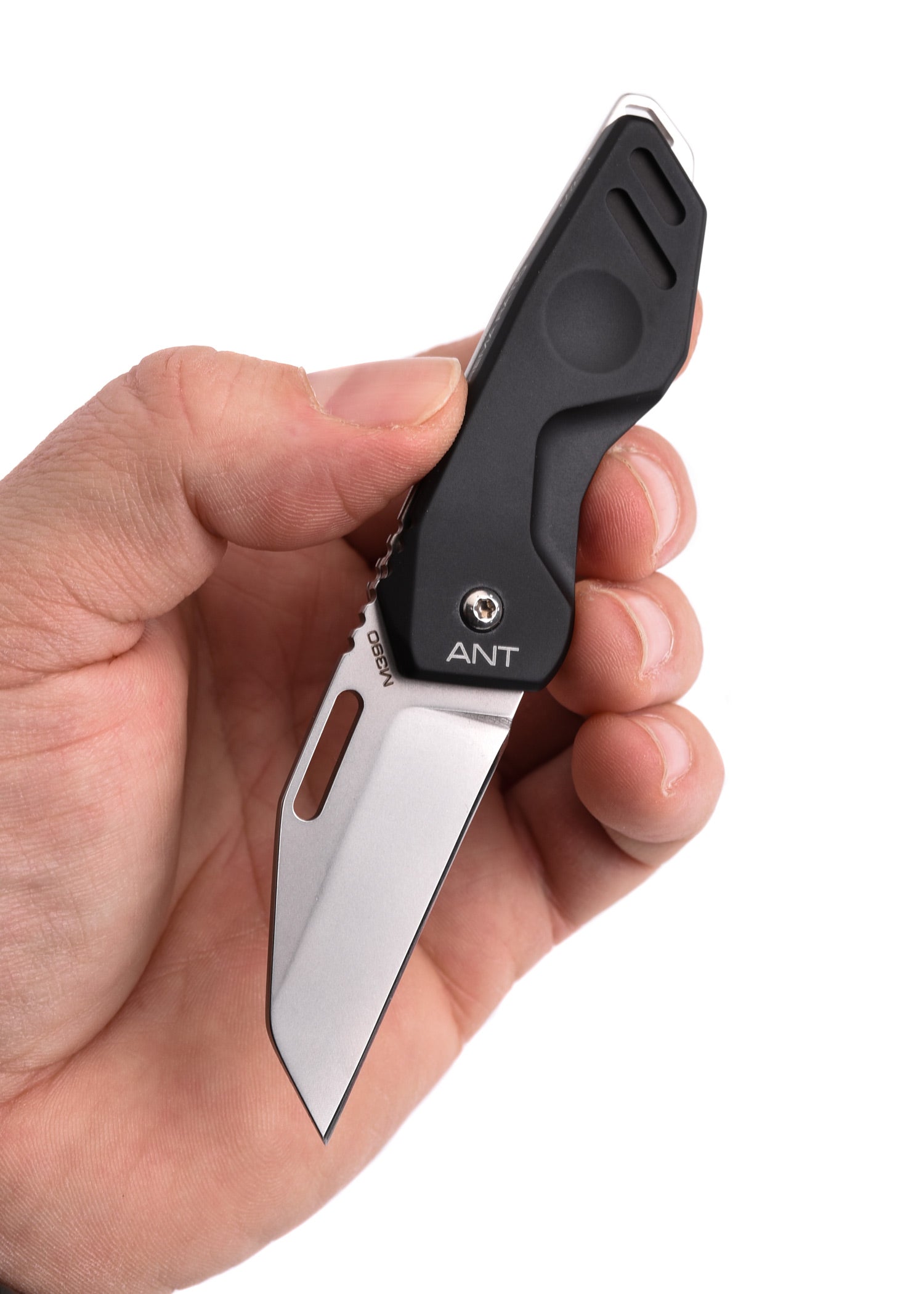 Imagen única de: Navaja Ant Negra Lavada A La Piedra, M390, Extrema Ratio