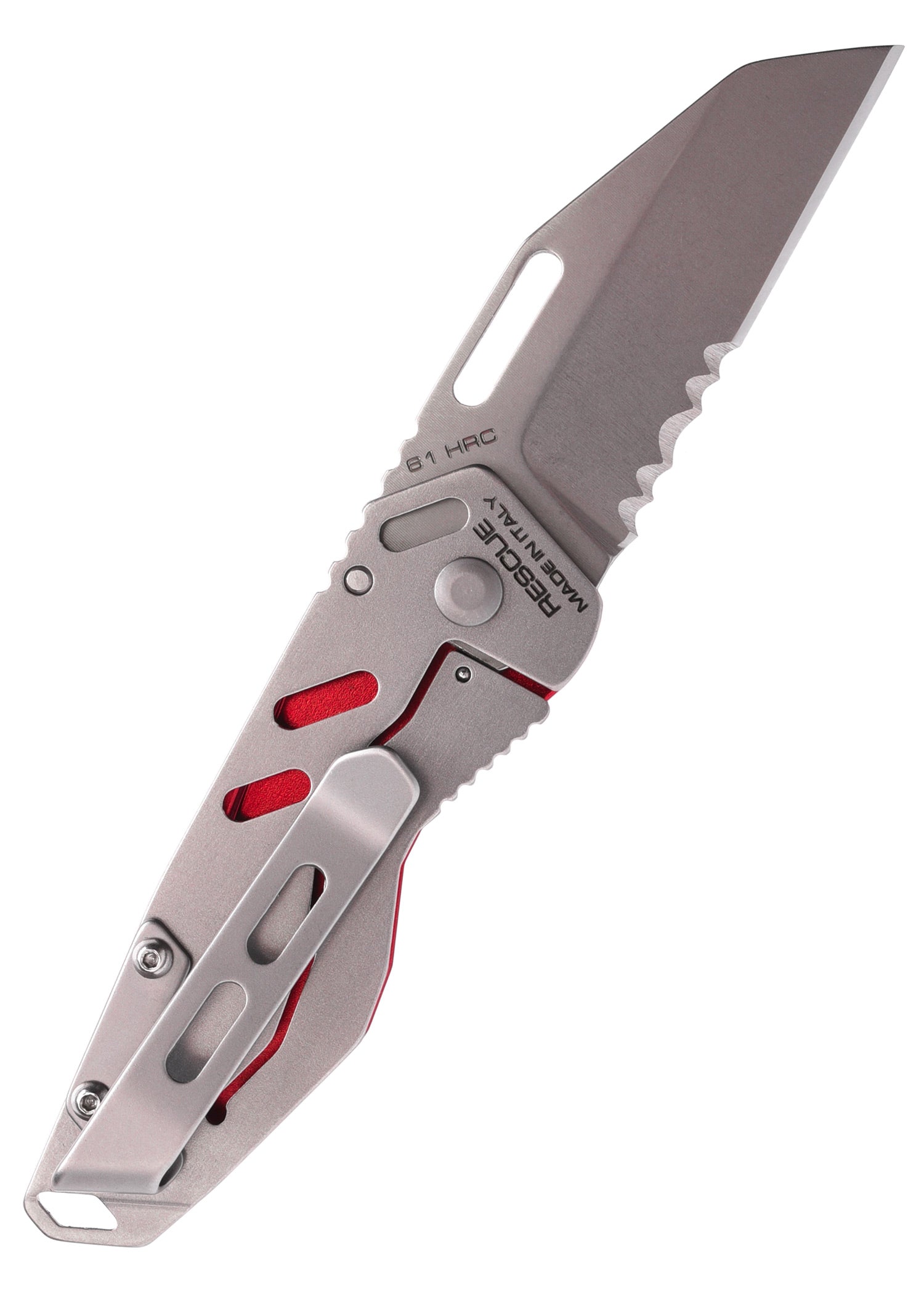 Imagen única de: Navaja Ant Rescue Roja, Lavada A La Piedra, Extrema Ratio