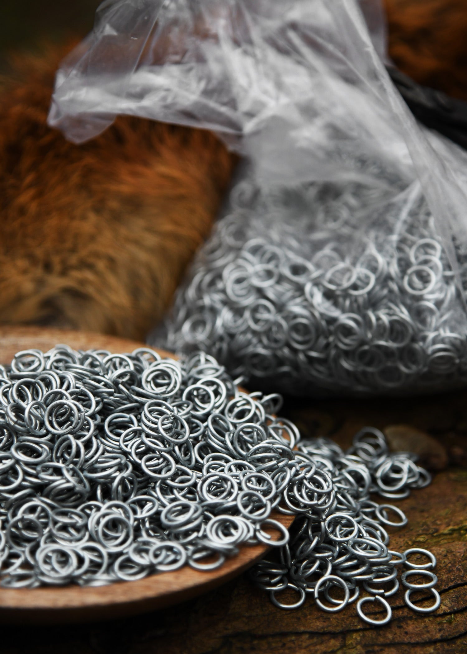 Platos De Cadena Sueltos, Paquete De 3 Kg, Sin Remachar, Galvanizado, Diámetro Interior De 9 Mm - Tienda Medieval.