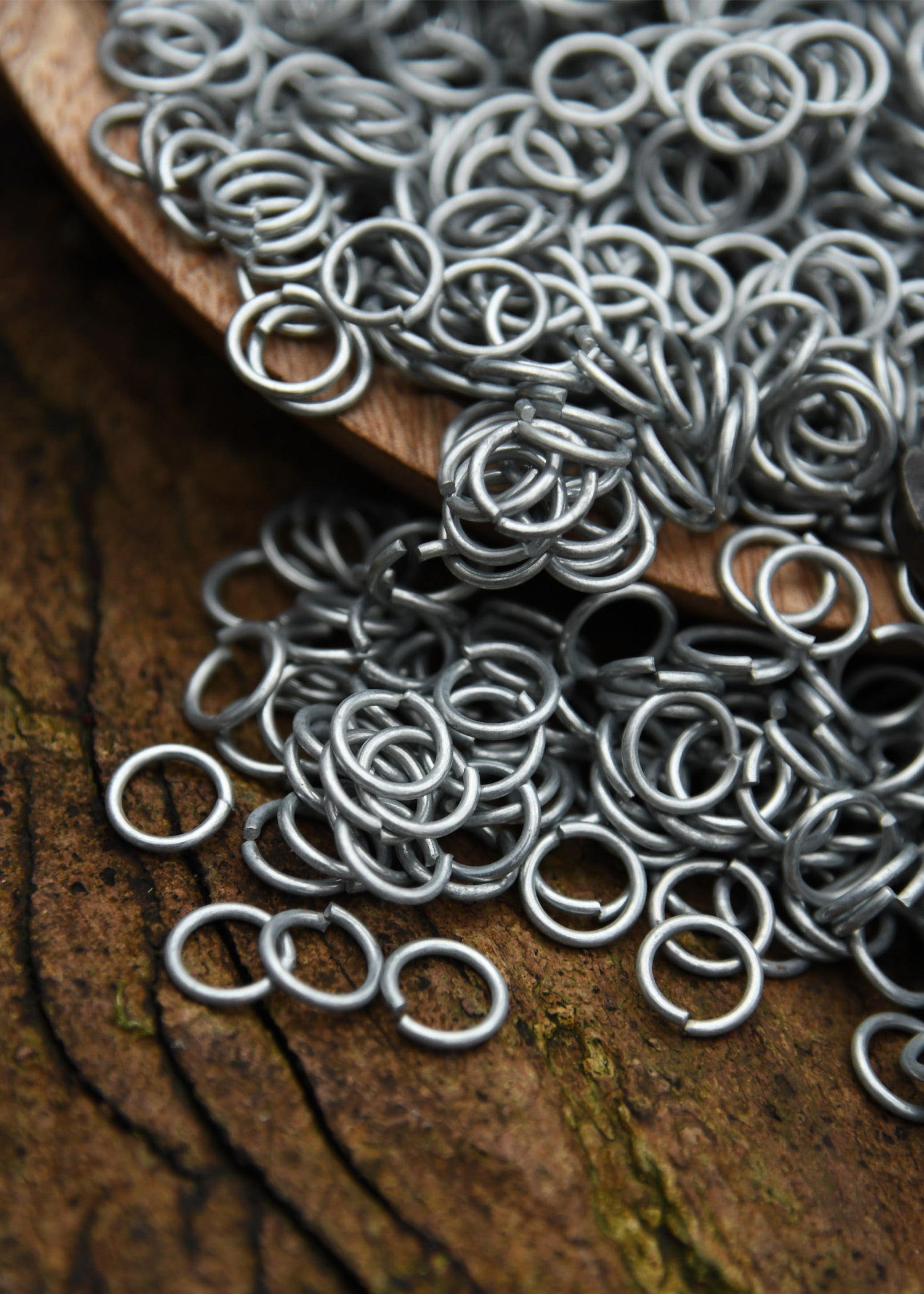 Platos De Cadena Sueltos, Paquete De 3 Kg, Sin Remachar, Galvanizado, Diámetro Interior De 9 Mm - Tienda Medieval.