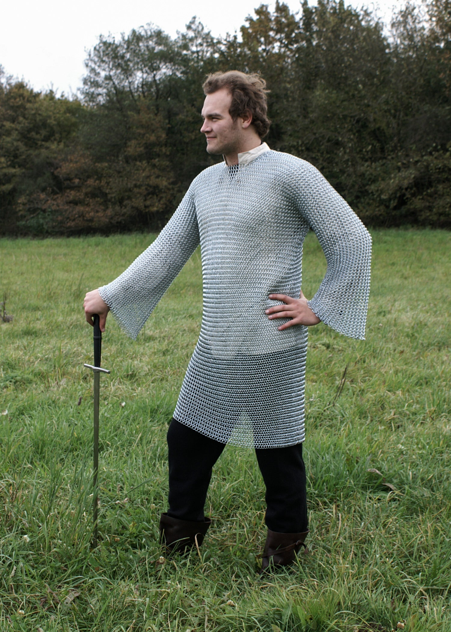 Imagen única de: Cota De Malla, Sin Remachar, 9 Mm De Diámetro Interior, Galvanizada