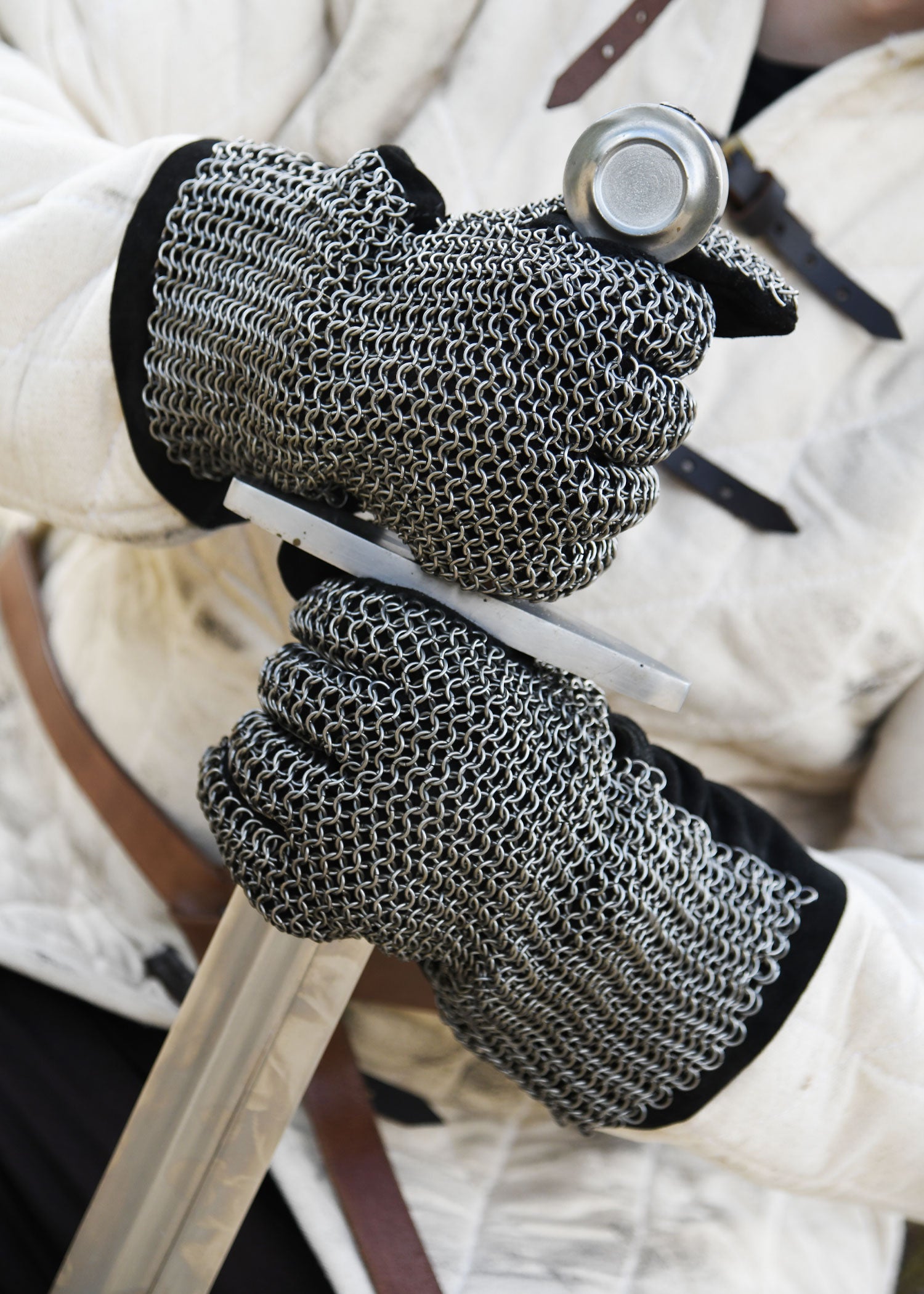 Imagen única de: Guantes De Dedo Con Malla De Cadena, Di6 Mm, Sin Tratar