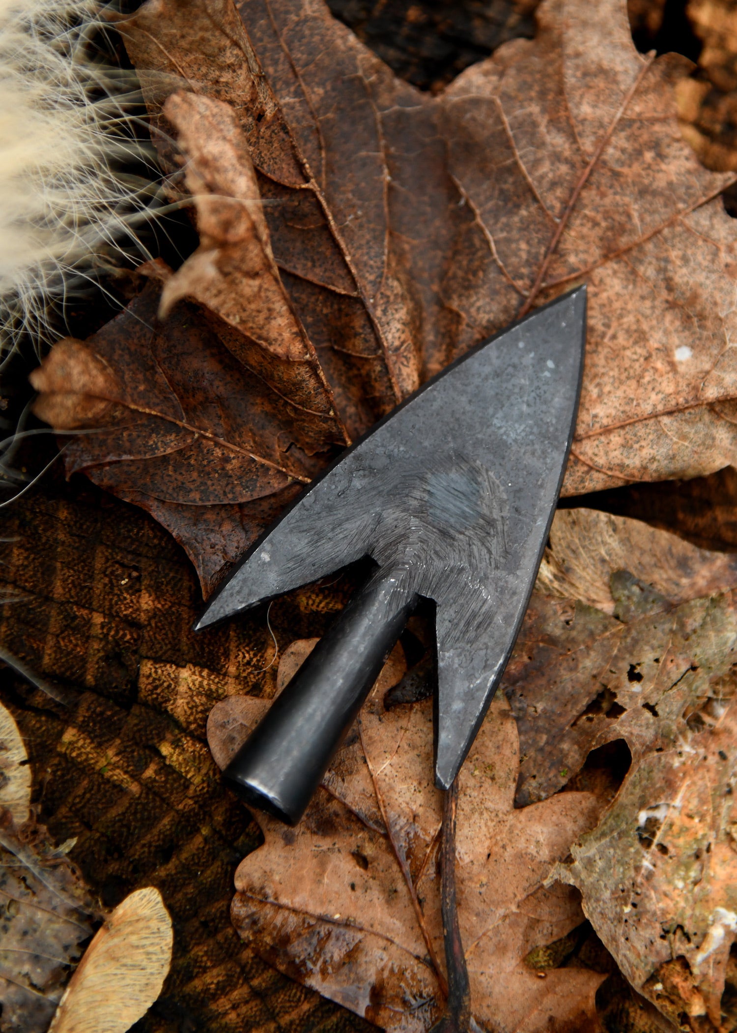 Imagen única de: Punzón Grande, Punta De Flecha Forjada A Mano.