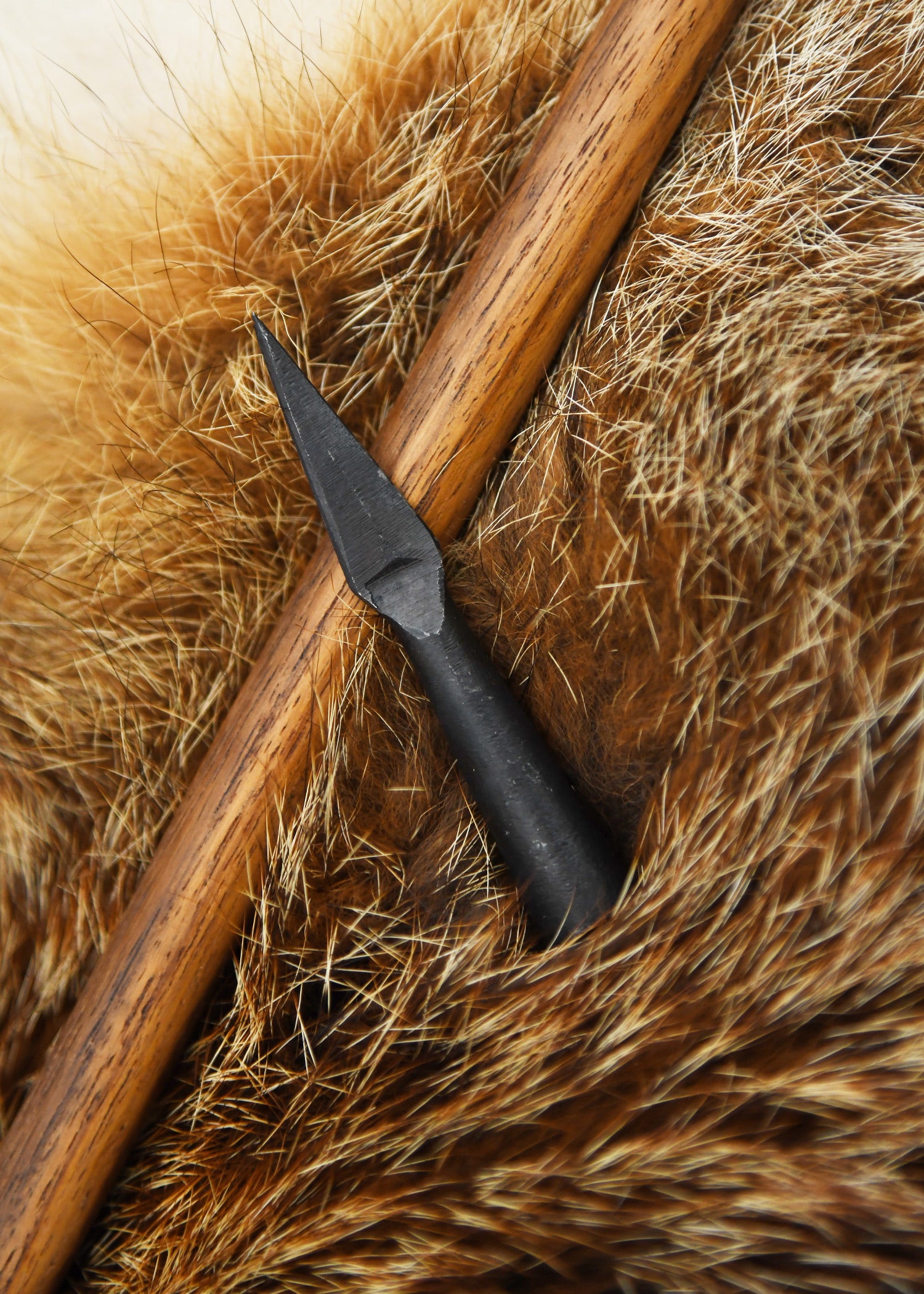 Imagen única de: Punta De Hoja, Punta De Flecha Forjada A Mano.