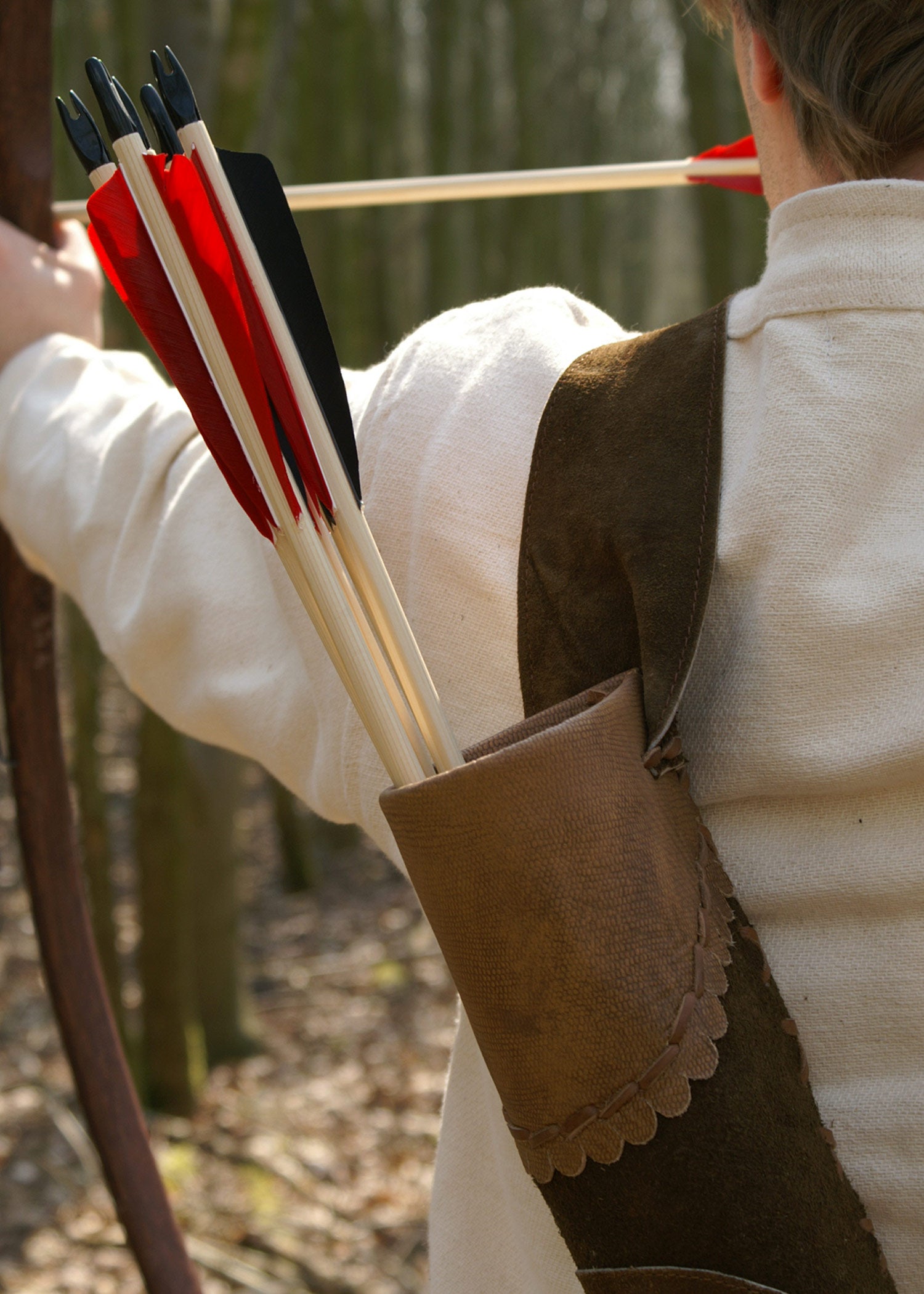 Imagen única de: Carcaj De Ante Marrón