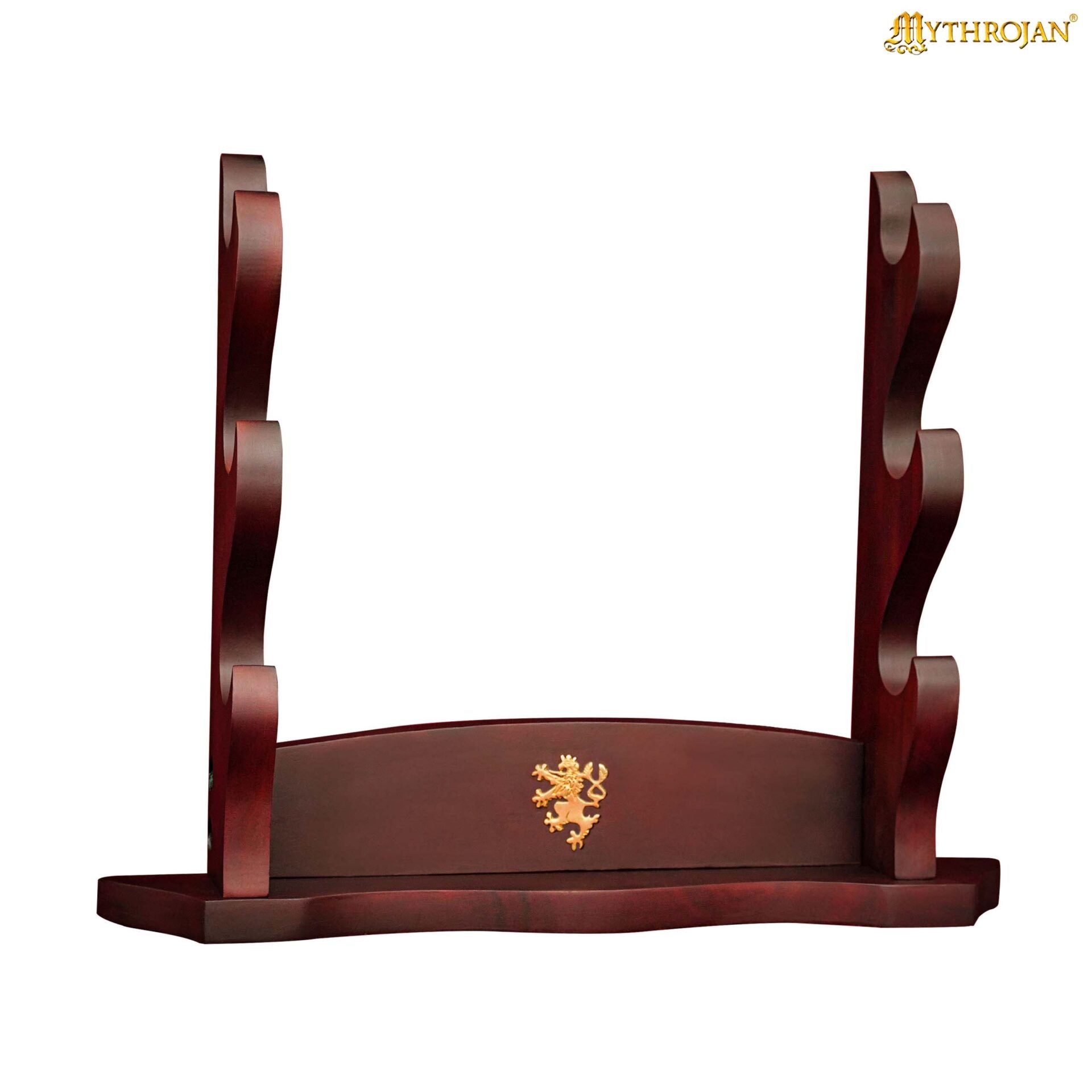 Imagen única de: Mythrojan Soporte para Espada de Madera Maciza Tres Soportes con Decoración