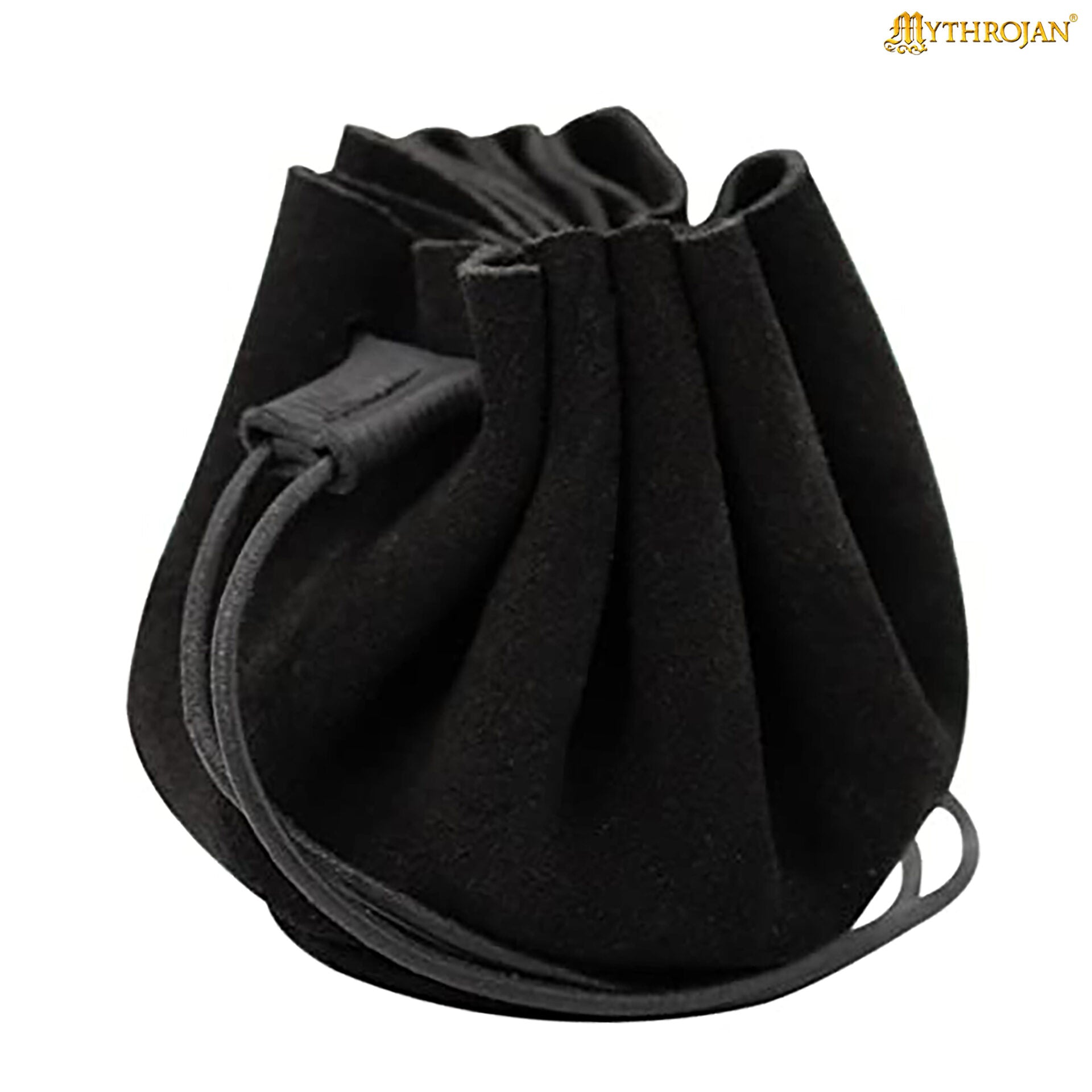 Imagen única de: Mythrojan Medieval Joyería Cinturón Bolsa Larp Renacimiento Riñonera Negro