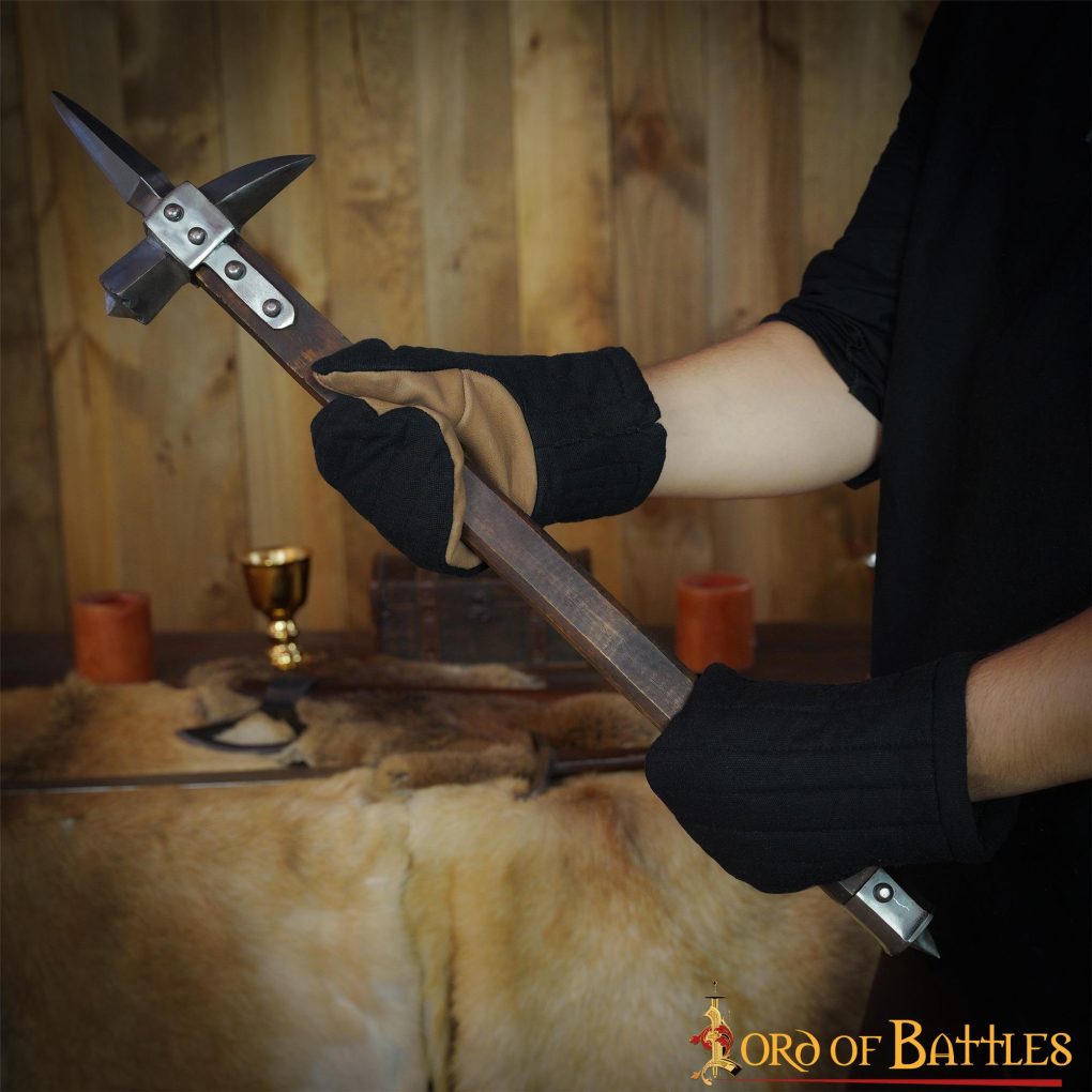 Imagen única de: Guantes Mitones Acolchados Hechos a Mano con Lona de Algodón