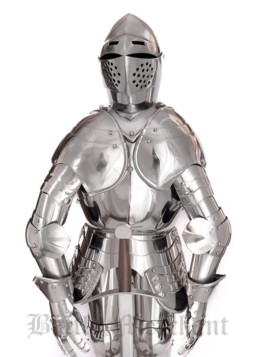 Imagen única de: Armadura De Caballero En Miniatura Con Soporte Y Espada.