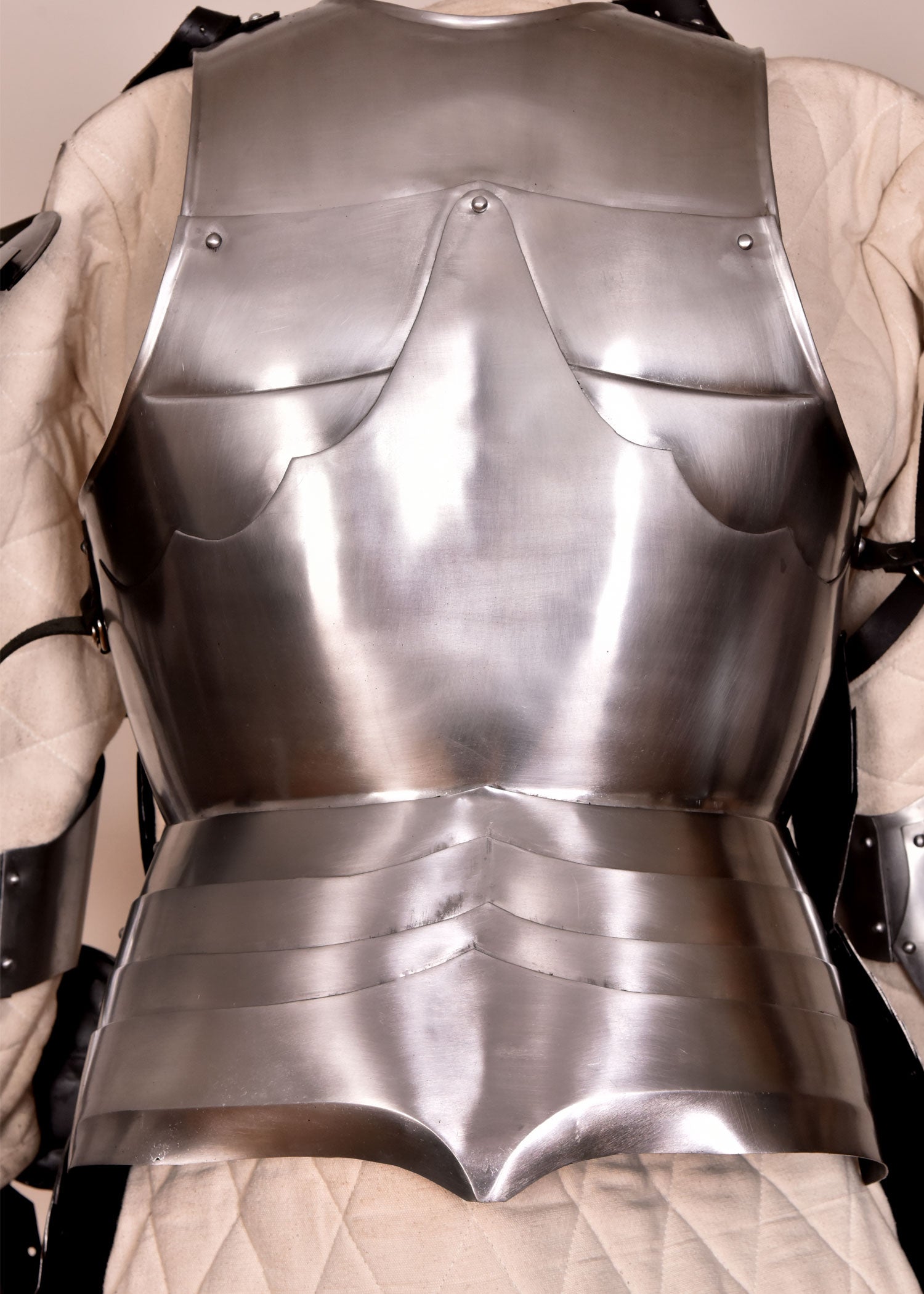 Imagen única de: Armadura De Caballero Medieval, Armadura De Placas Completa Con Soporte.