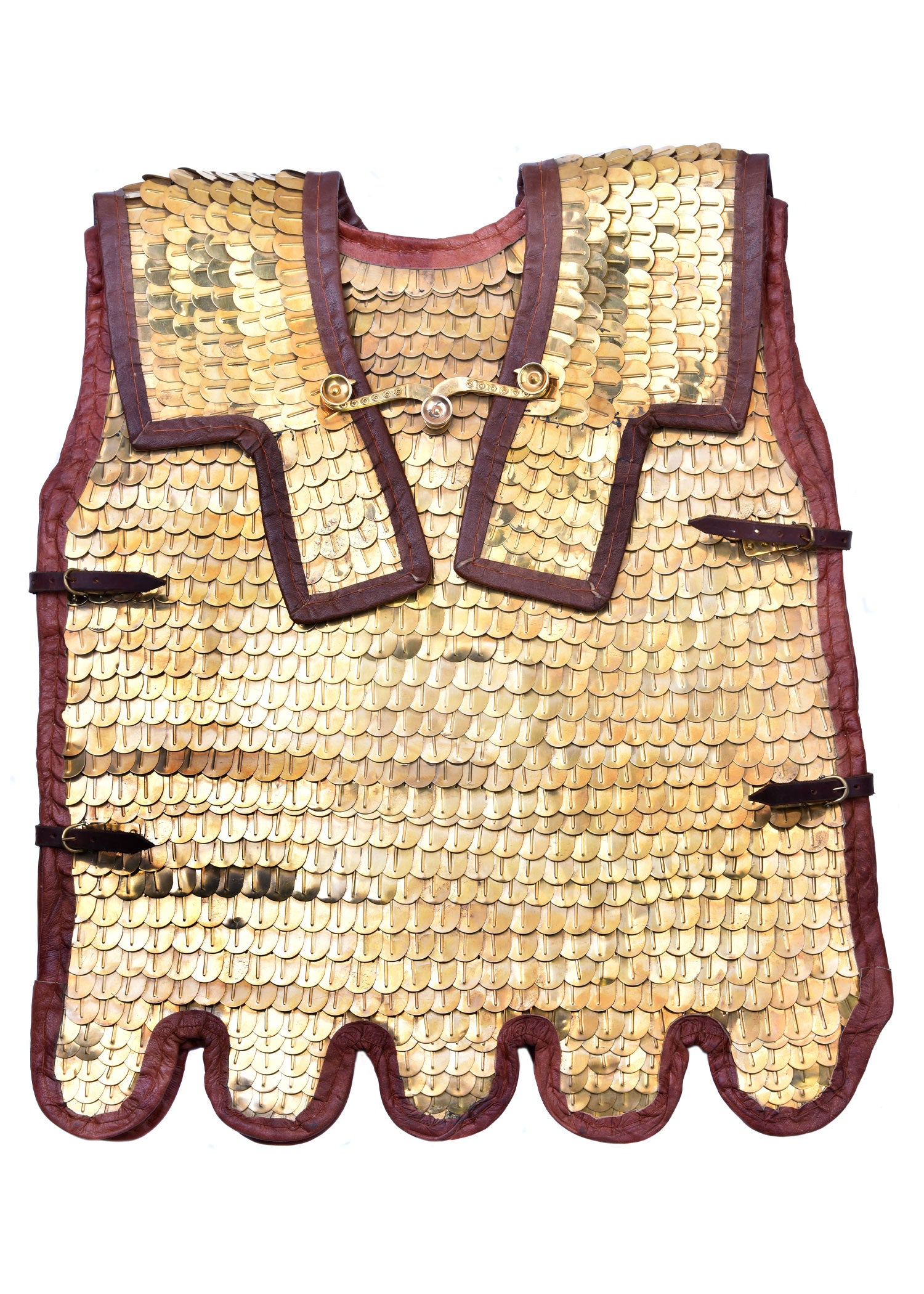 Imagen única de: Lorica Squamata, Armadura De Escamas Con Hombros Dobles, Latón