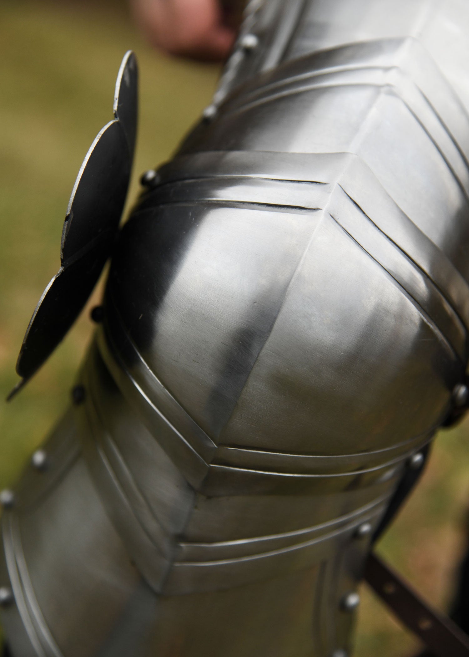 Imagen única de: Protectores De Piernas Góticos, Par, Acero De 1,2 Mm