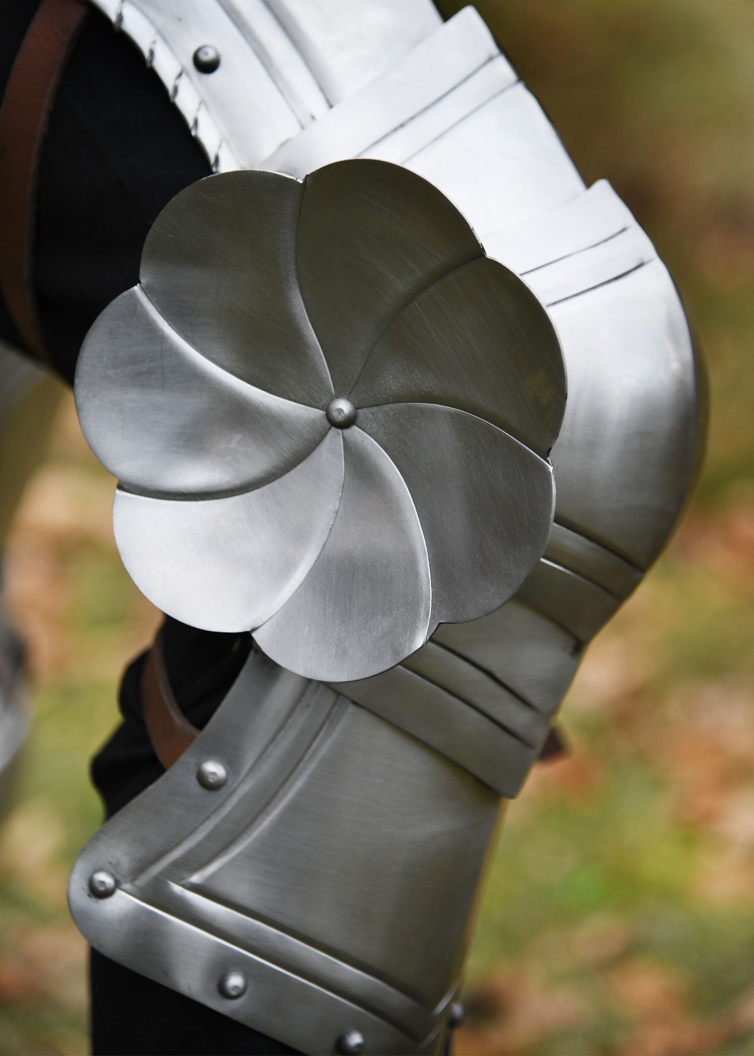 Imagen única de: Protectores De Piernas Góticos, Par, Acero De 1,2 Mm