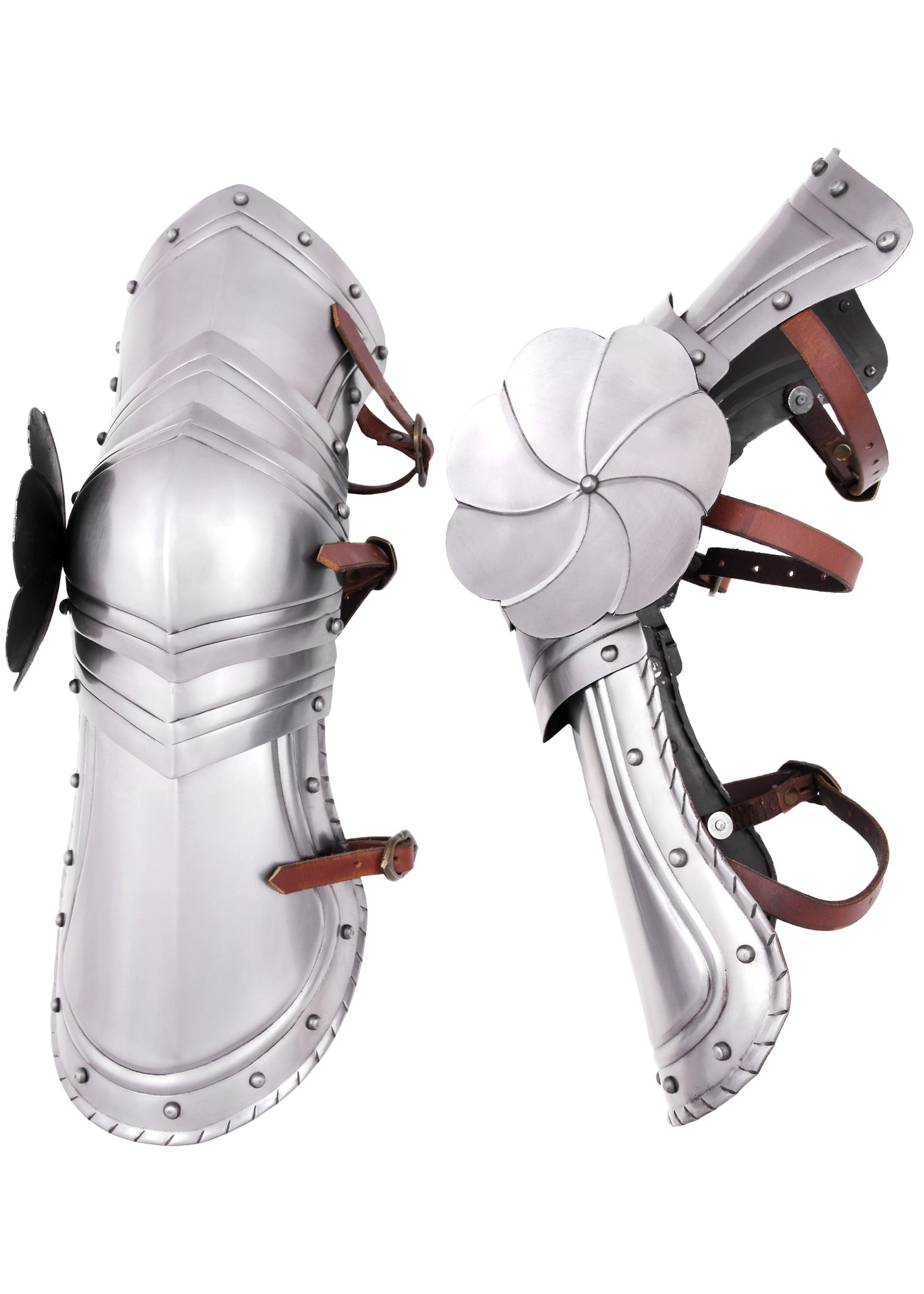 Imagen única de: Protectores De Piernas Góticos, Par, Acero De 1,2 Mm