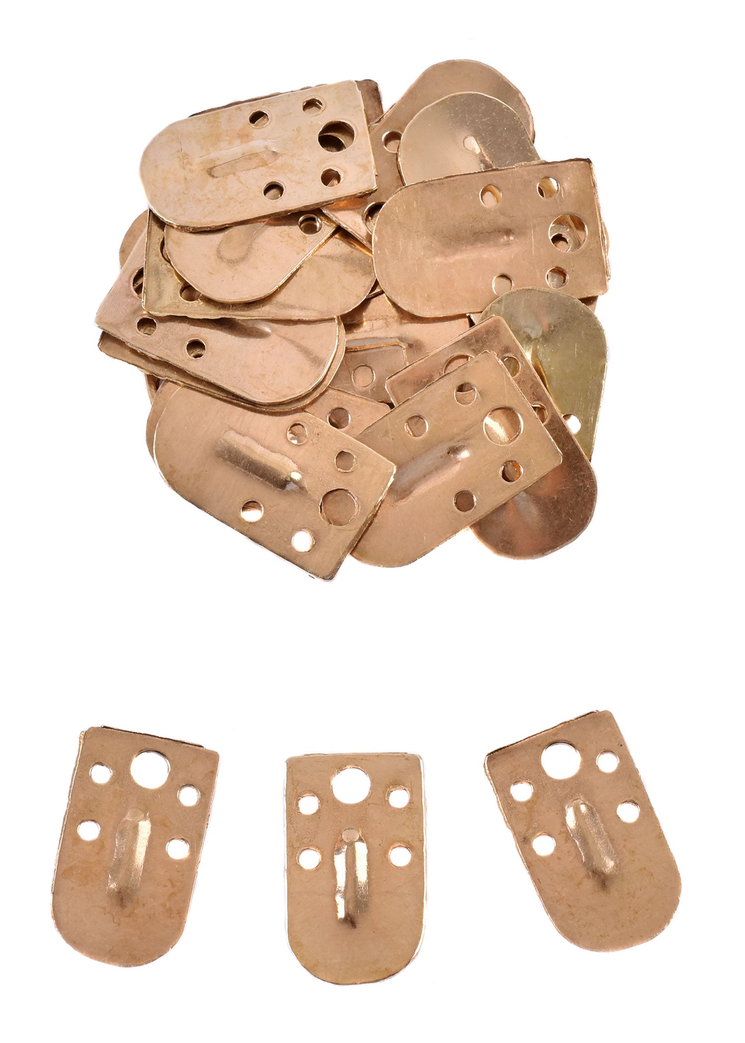 Imagen única de: Básculas De Latón Para Armadura De Listones De 13 Mm X 22 Mm (Paquete De 25)