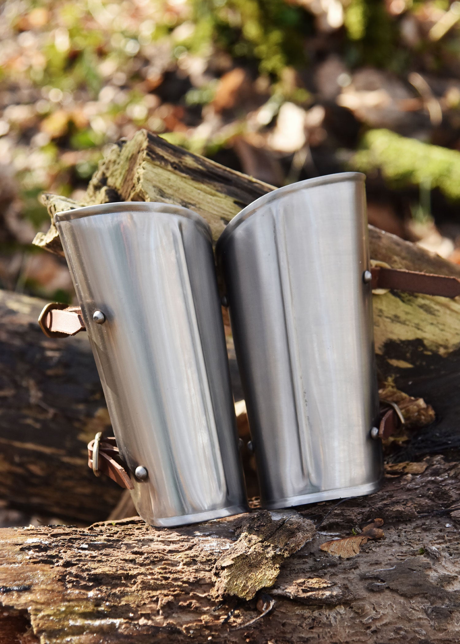 Imagen única de: Brazaletes Con Nervadura Central, Acero.