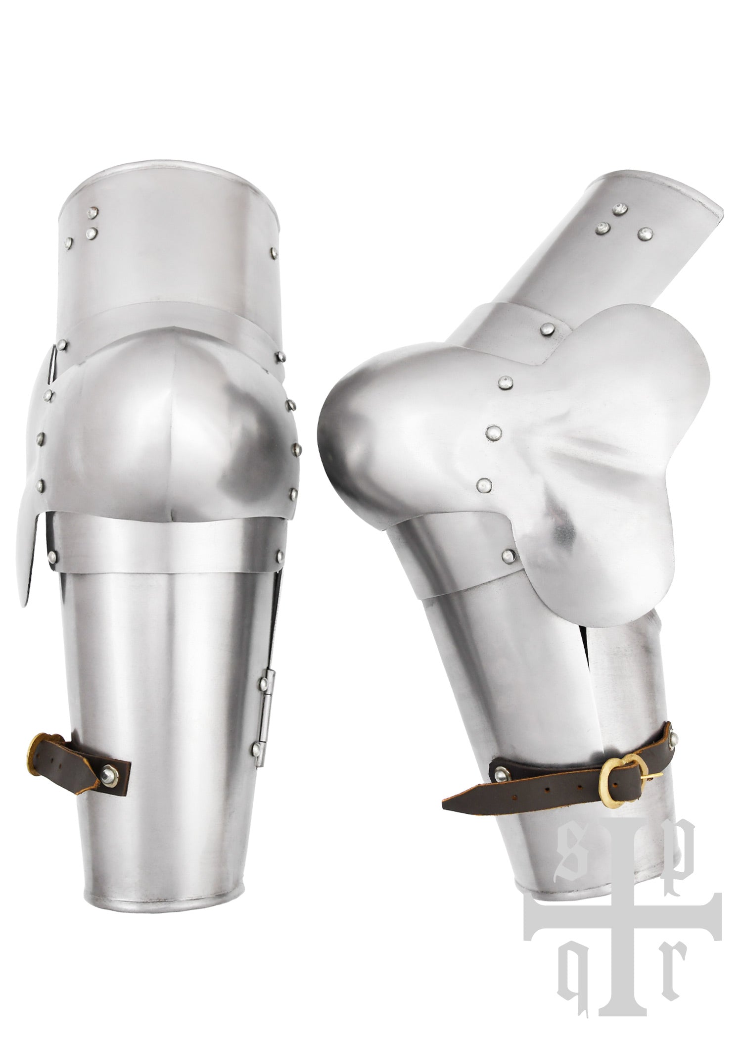 Imagen única de: Armadura Medieval Con Coderas, Siglo Xiv, Acero De 1,6 Mm