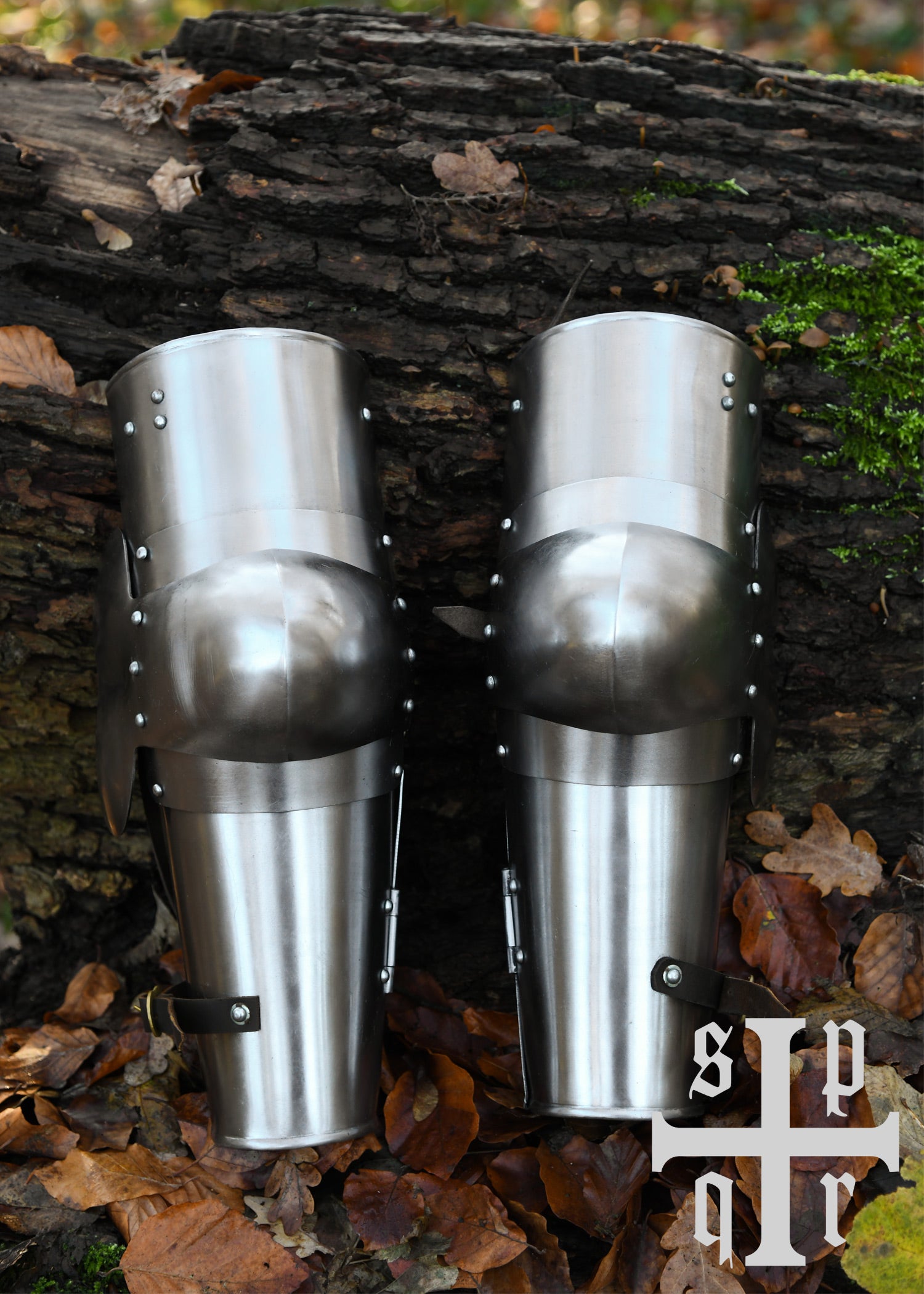 Imagen única de: Armadura Medieval Con Coderas, Siglo Xiv, Acero De 1,6 Mm