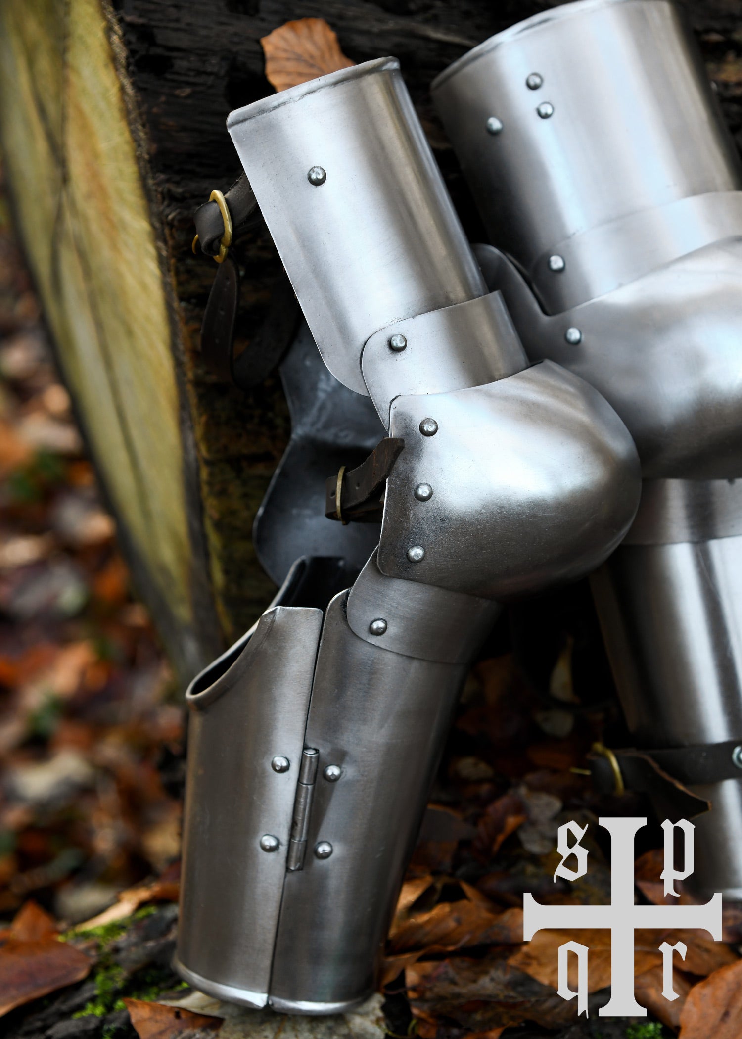 Imagen única de: Armadura Medieval Con Coderas, Siglo Xiv, Acero De 1,6 Mm