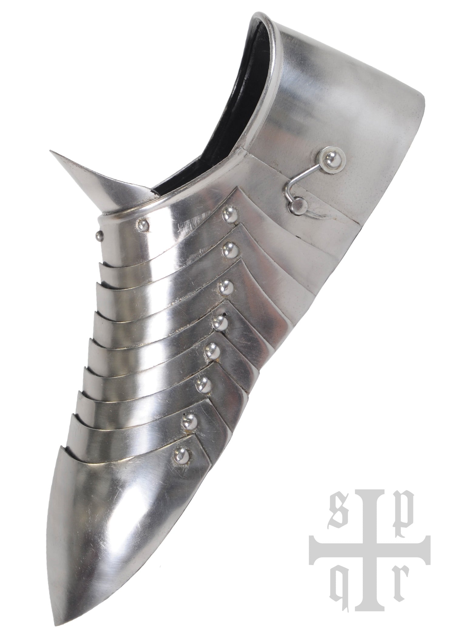 Imagen única de: Escarpes Medievales, Zapatos Blindados, Siglo Xiv, Acero De 1,5 Mm, Par