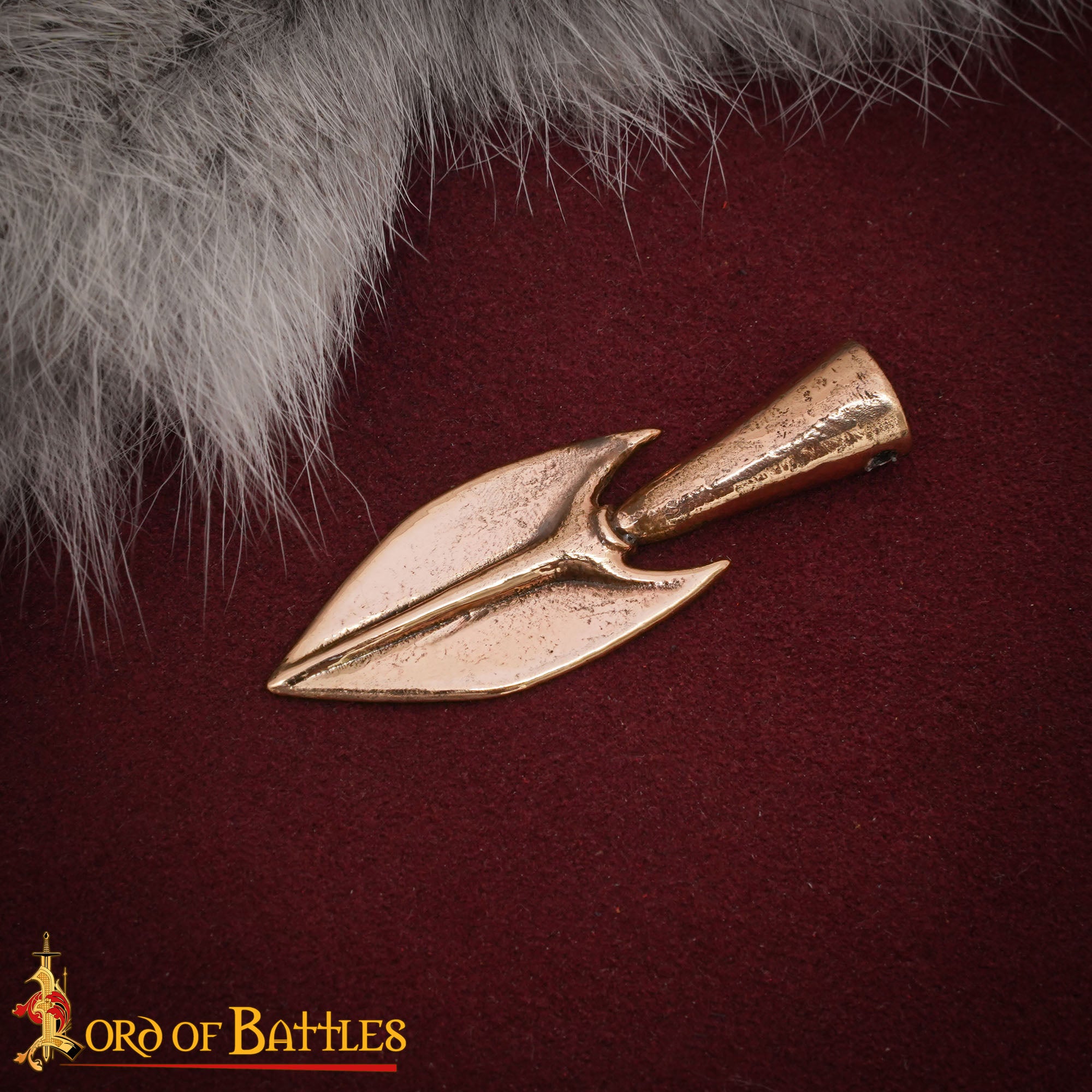 Punta de Flecha de Bronce - Reproducción Antigua en Forma de Hoja, Fundición a la Cera Perdida - Imagen 7